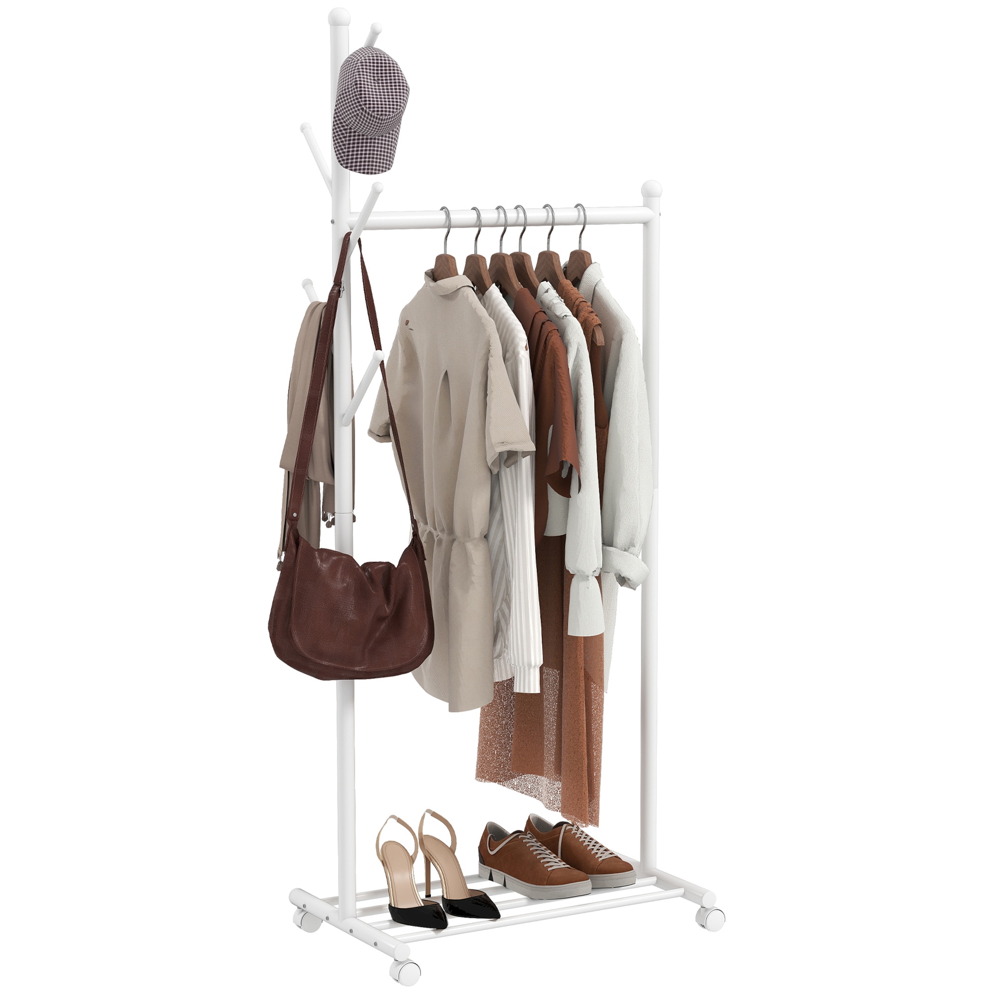 HOMCOM Garderobenst&auml;nder Metall - Bild 1