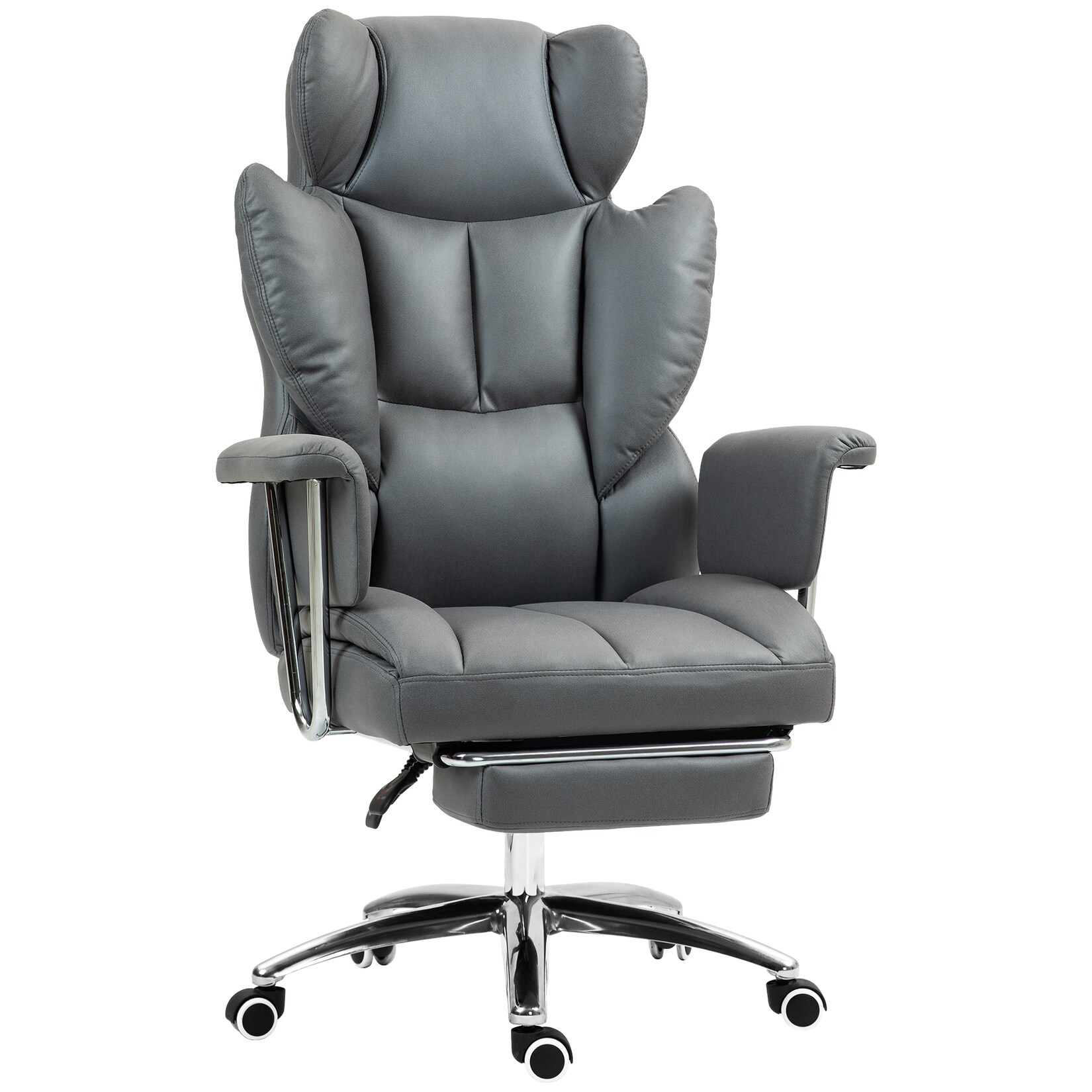 HOMCOM Bürostuhl Mikrofaserstoff, Schaumstoff | 04255633599087