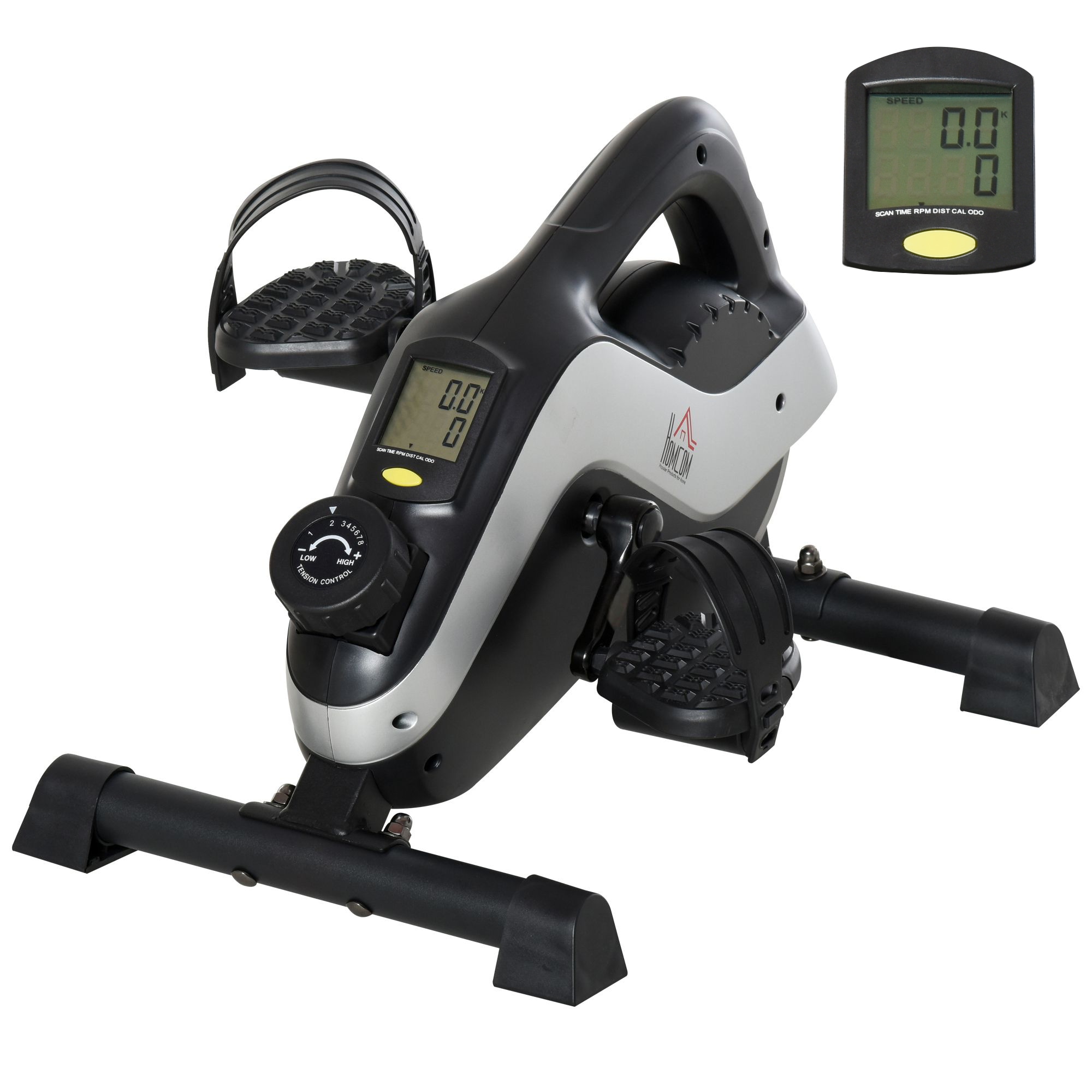 HOMCOM Mini Heimtrainer Stahl, Kunststoff - Bild 1