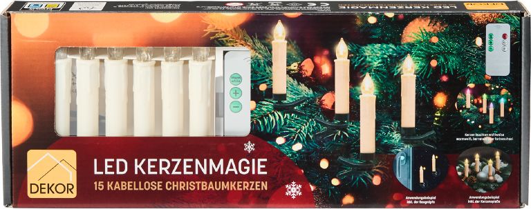 Dekor Kerzenmagie (weiss) - Bild 1