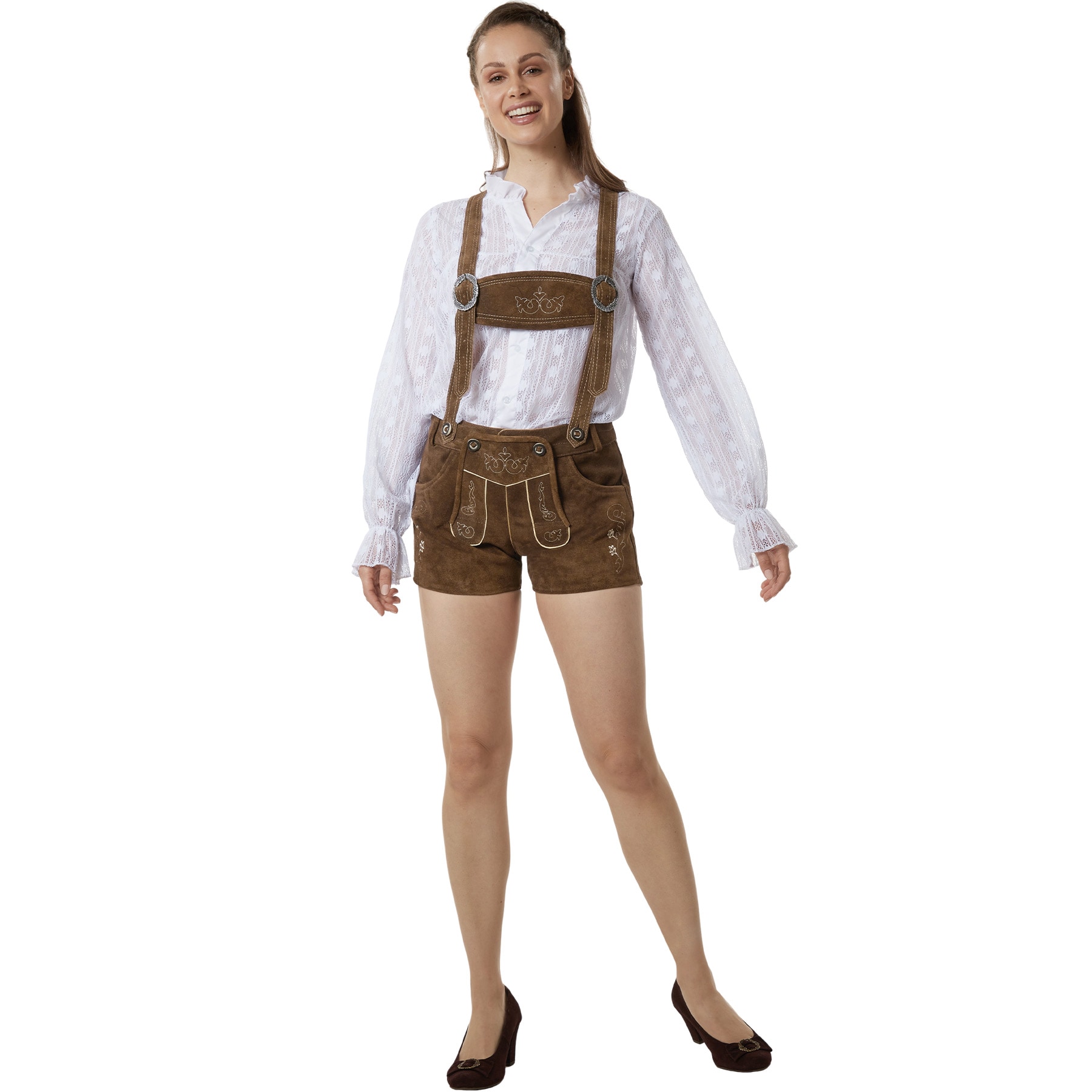 tectake&reg; Lederhose Josie - Bild 1