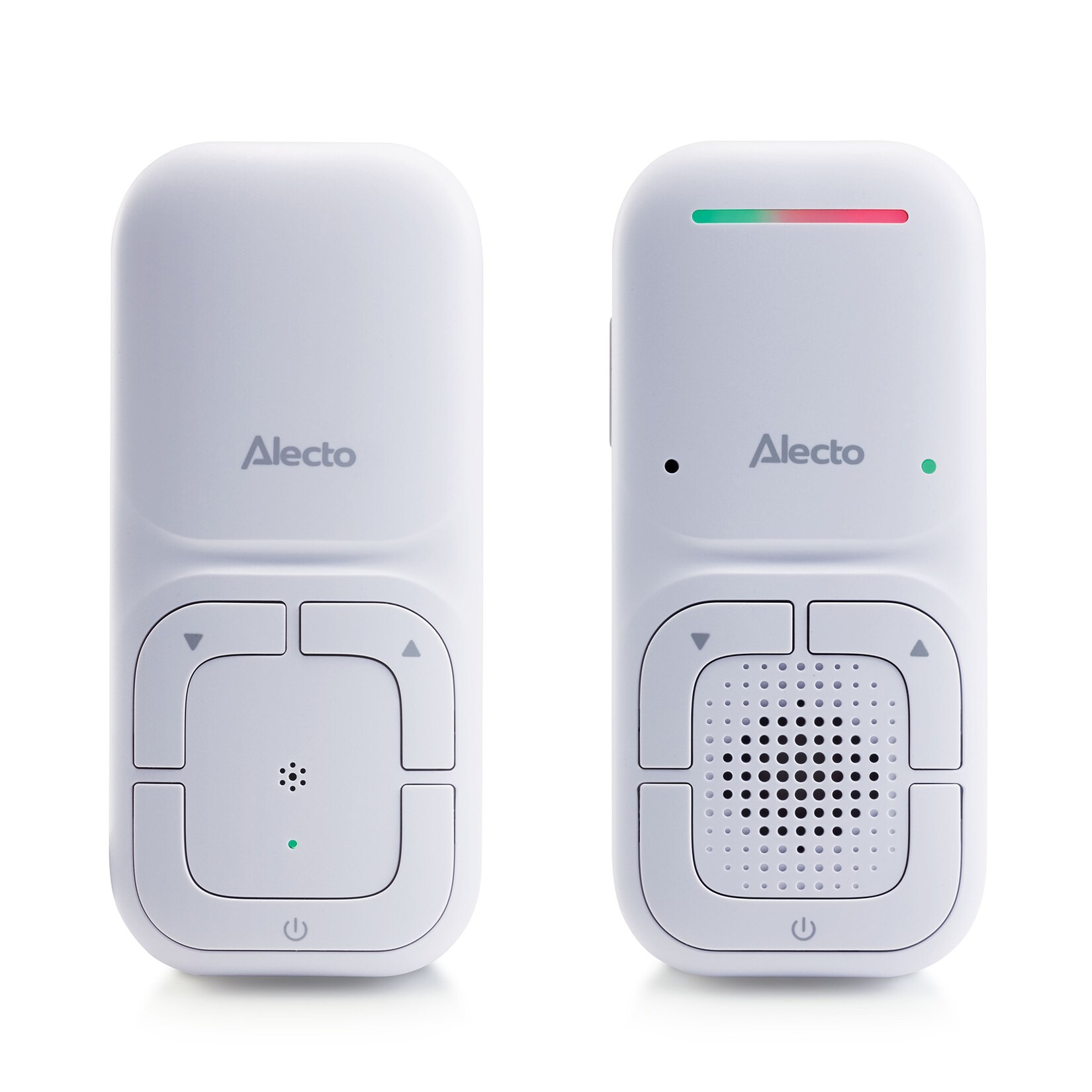 Modern Full Eco Audio-Babyphone mit kristallklarer DECT-Klangqualität und langer Standby-Zeit Weiß