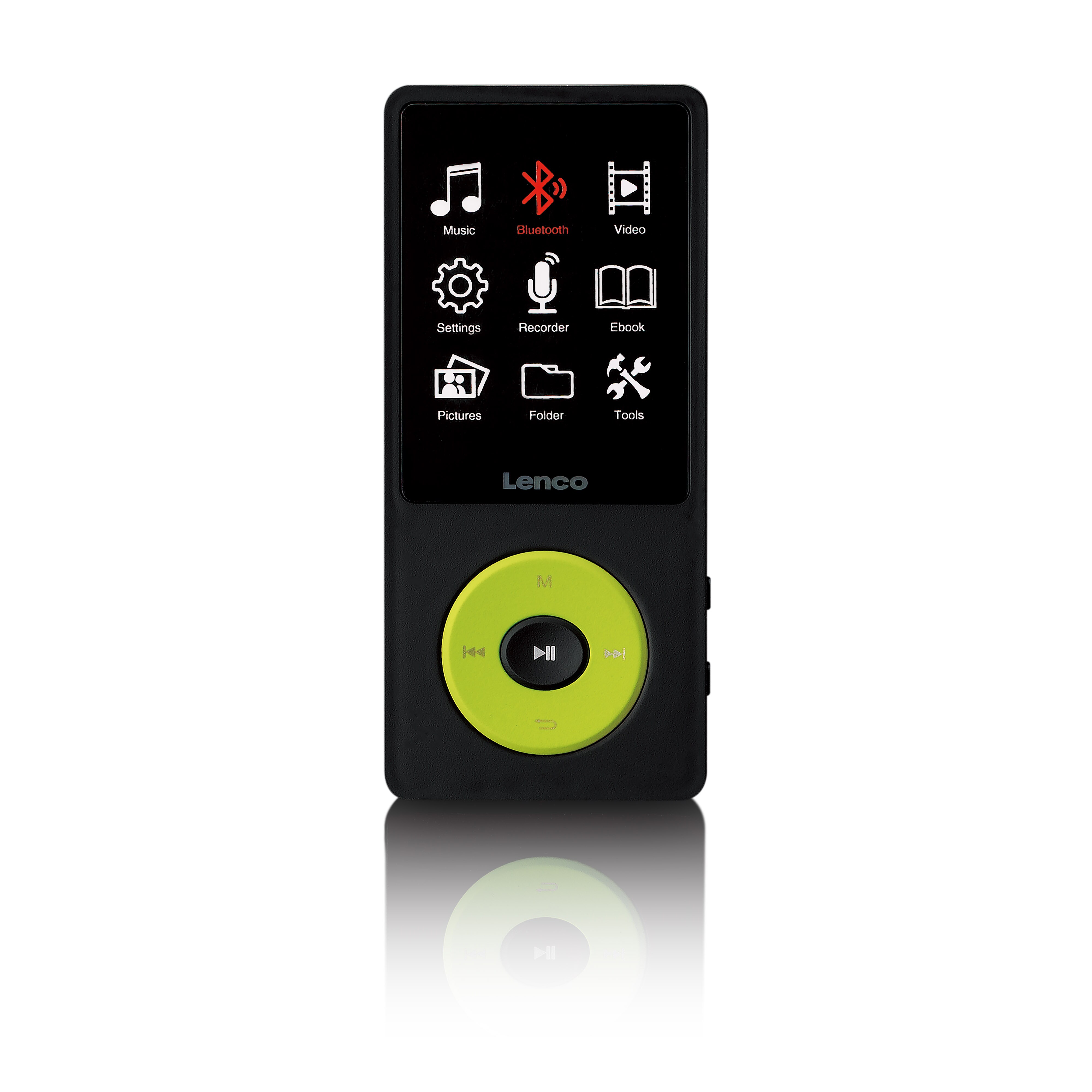 Lenco MP3/MP4-Player mit Bluetooth&reg; und 8 GB internem Speicher Gr&uuml;n - Bild 1