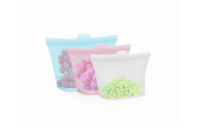 GOURMETmaxx Silikon-Frischhaltebeutel 3-tlg. - Bild 1