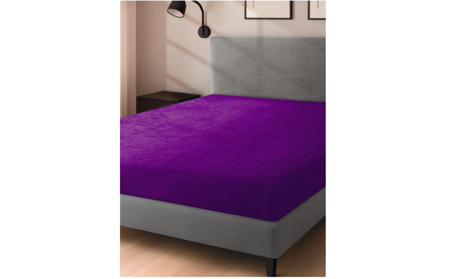 Dekor Spannbetttuch Cashmere-Touch &Uuml;G - beere - Bild 1