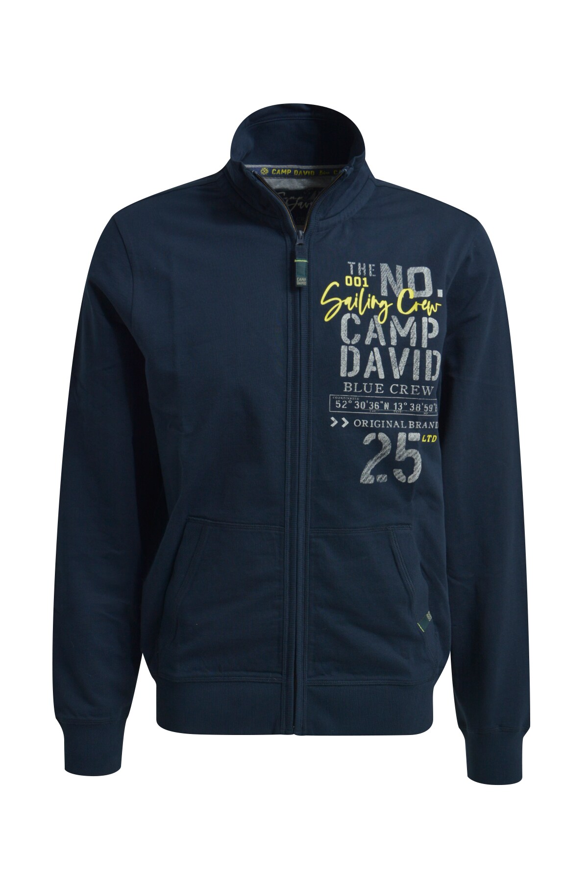 Camp David Sweatjacke, navy, Gr. L - Bild 1