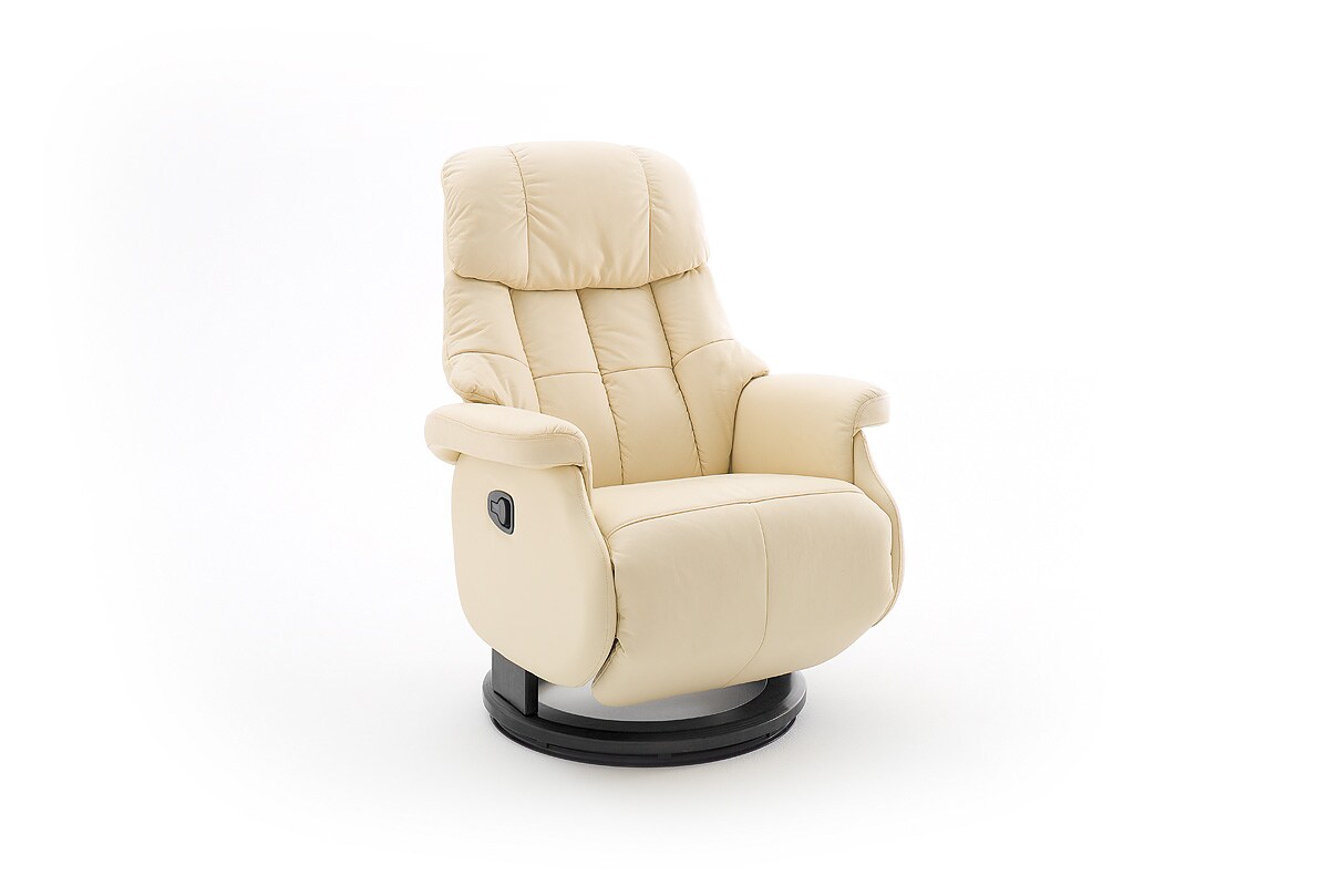 iNNoSeat by MCA + CALGARY COMFORT Relaxer Relaxsessel Fernsehsessel L manuell - versch. Farben - Creme/Schwarz - Bild 1