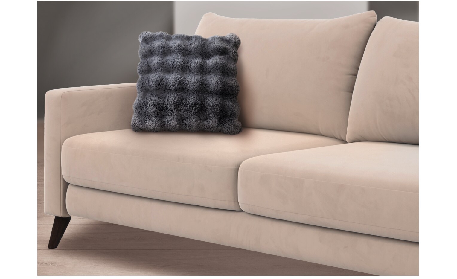 Dekor Dekokissen Bubble, anthrazit - Bild 1