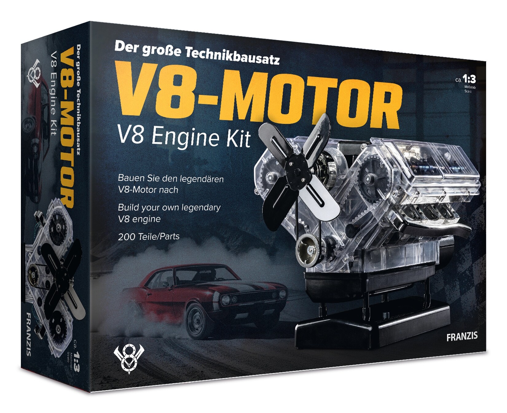 Technikbausatz V8-Motor