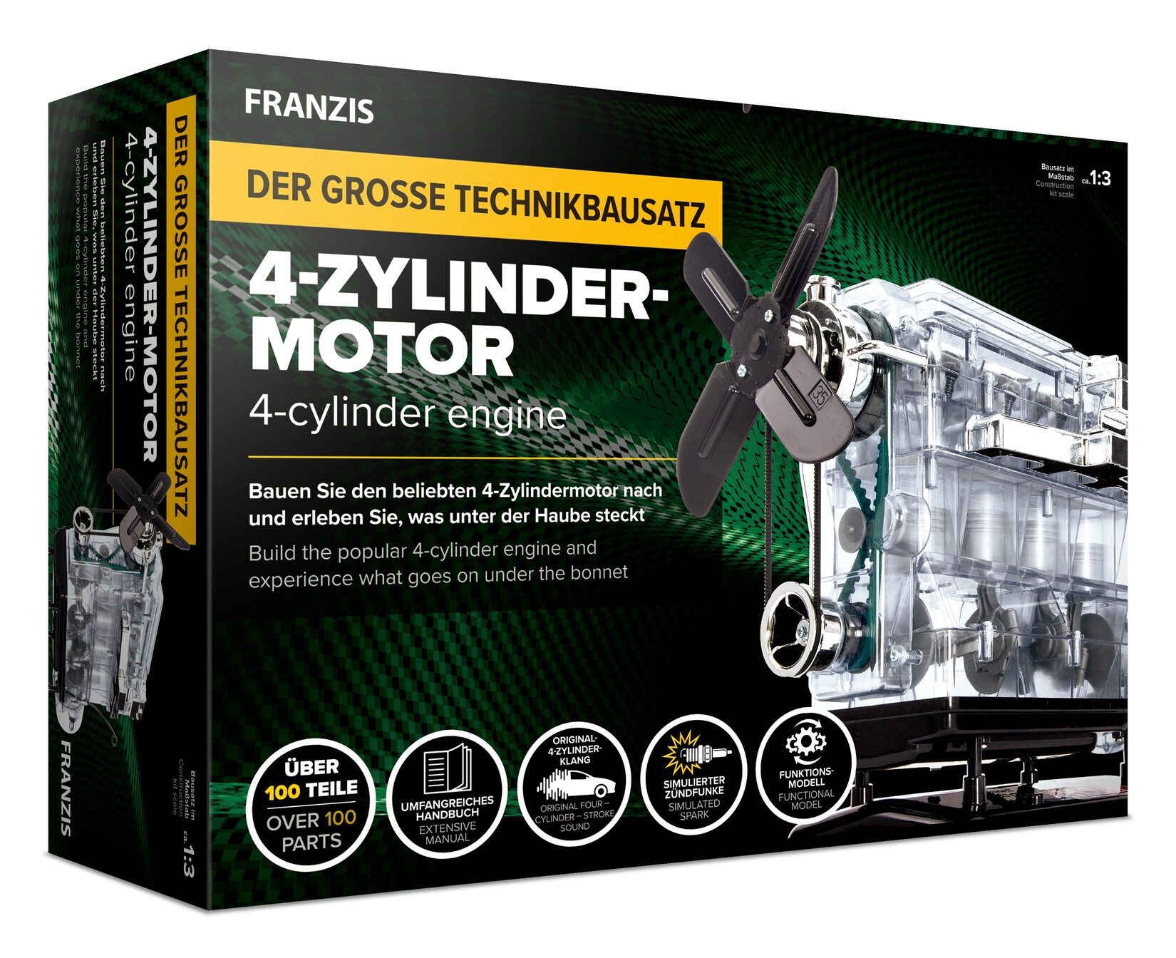 Technikbausatz 4-Zylinder-Motor | 04019631671752