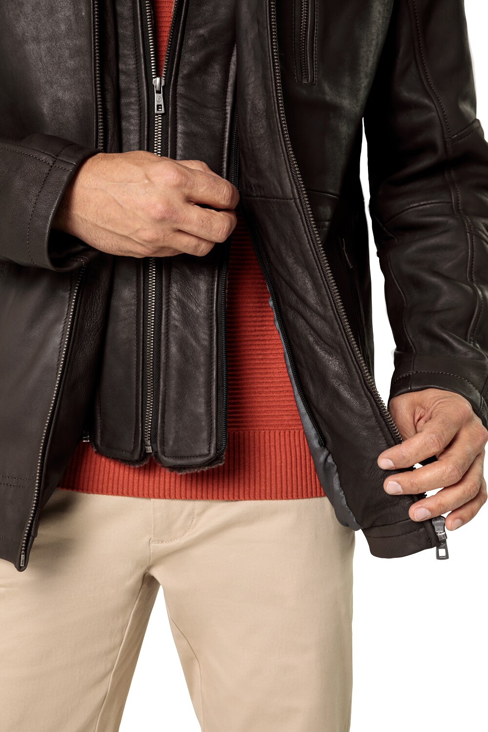 Bugatti Herren Lederjacke