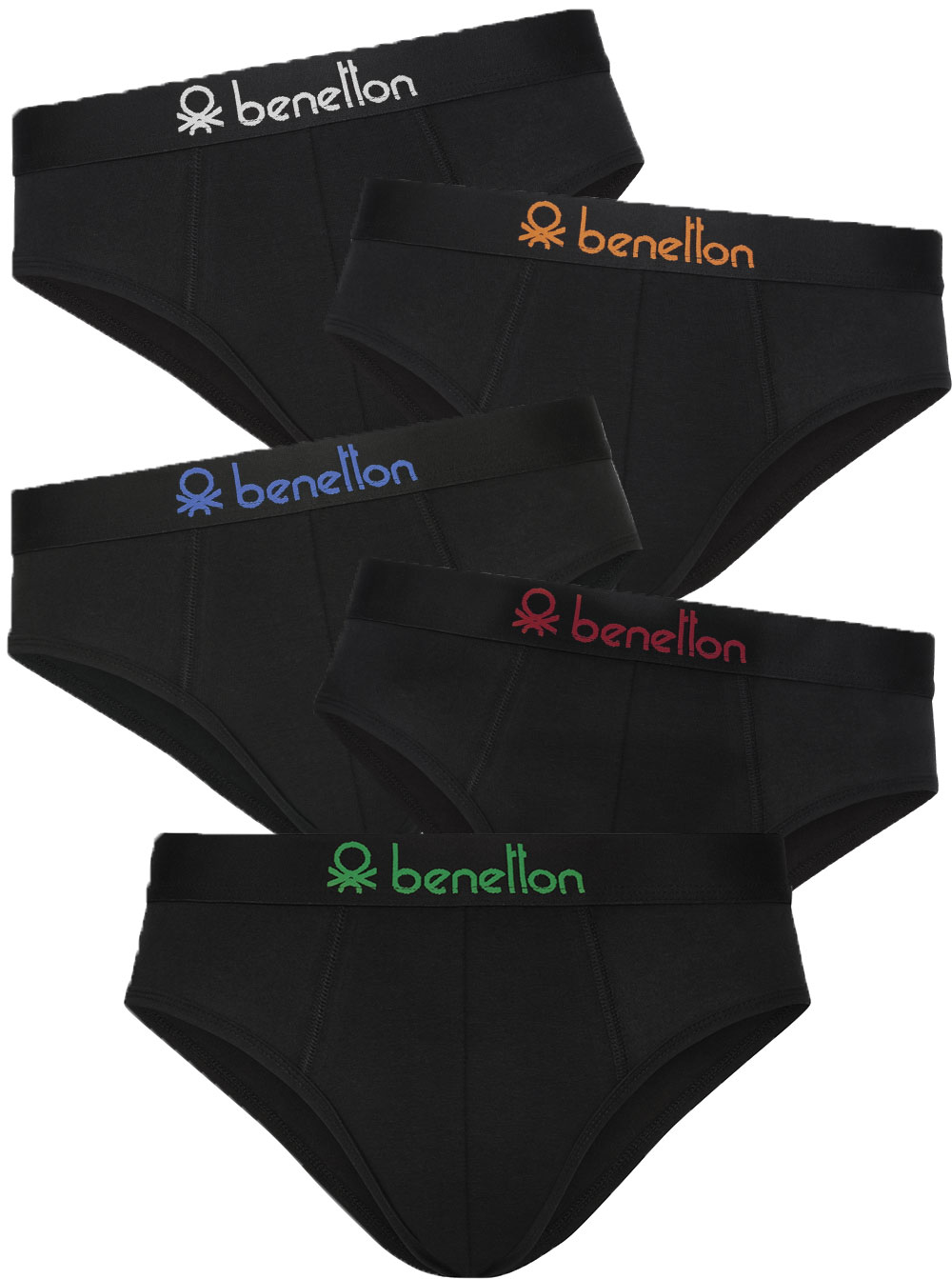 Benetton 5er Pack Slips - Bild 1