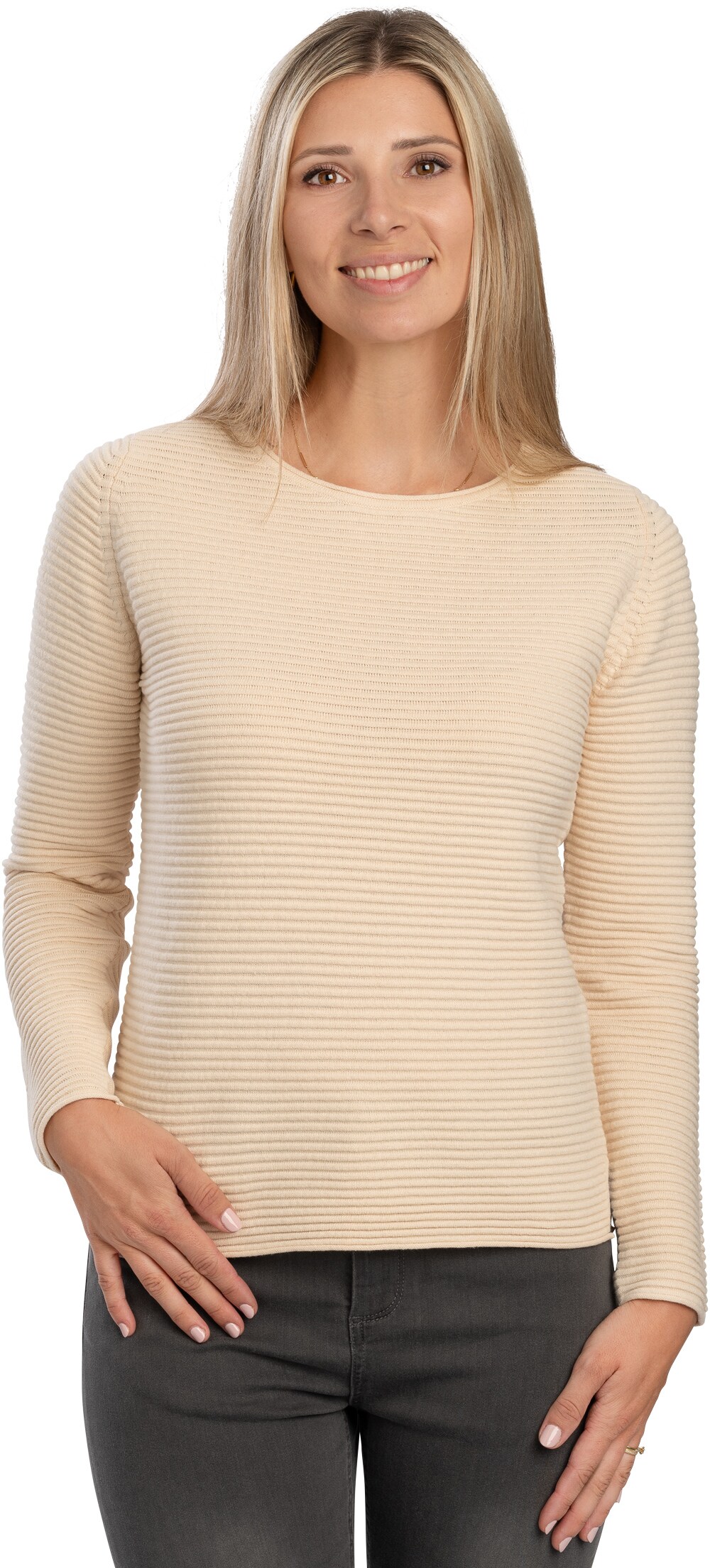 Belmina Damen Reliefpullover - Bild 1