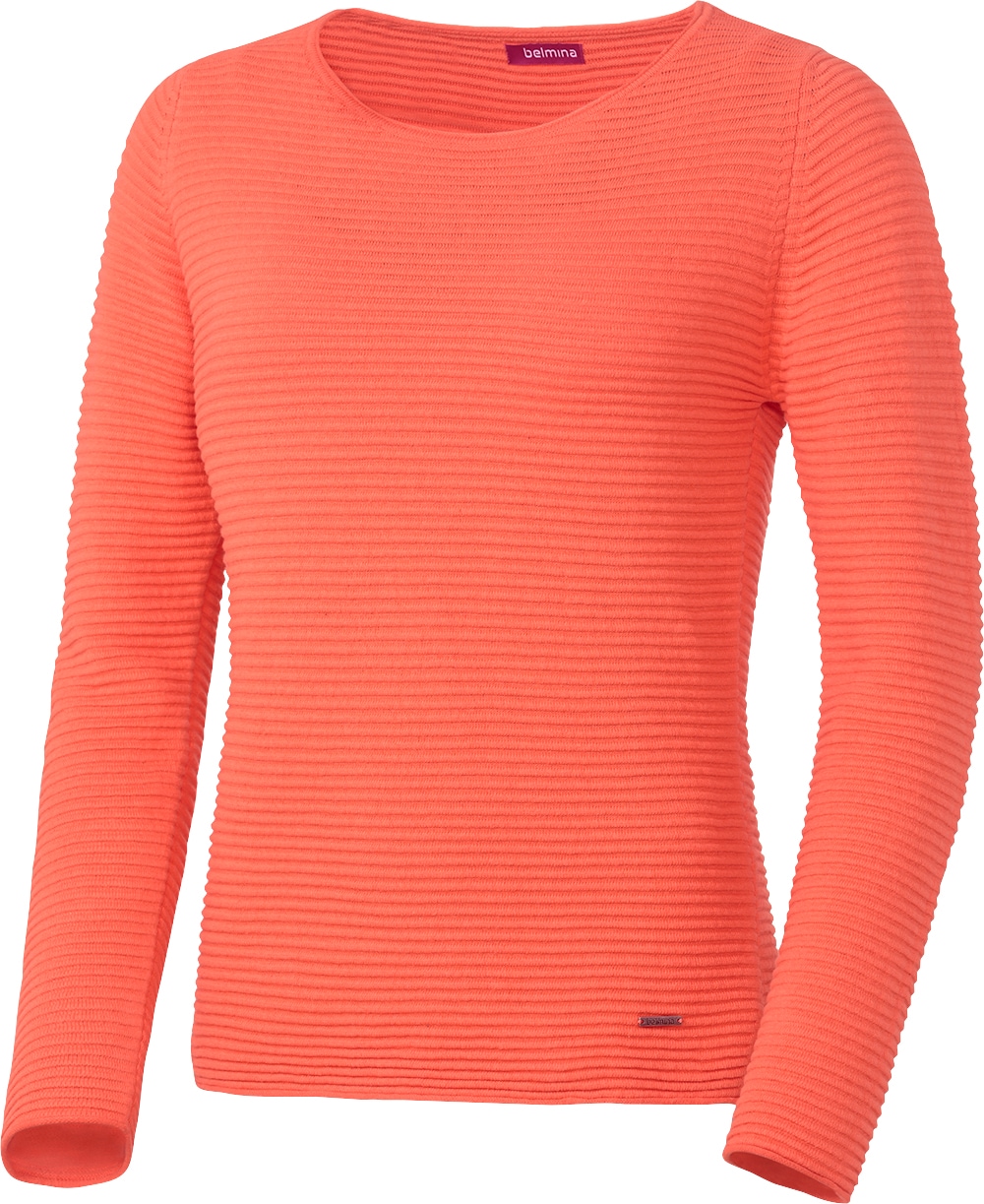 Belmina Damen Reliefpullover - Bild 1