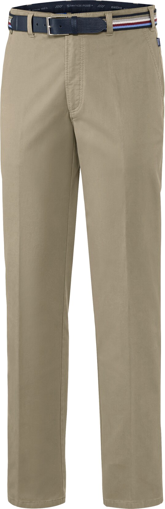 Brühl Herren Freizeithose mit Gürtel