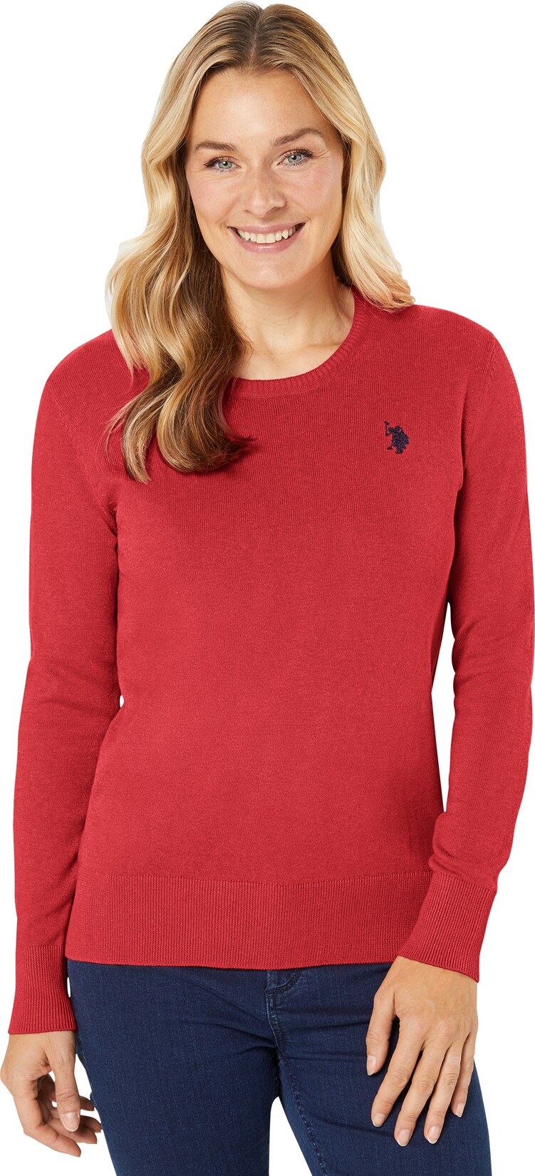 U.S. Polo Assn. Damen Pullover Rundhals
