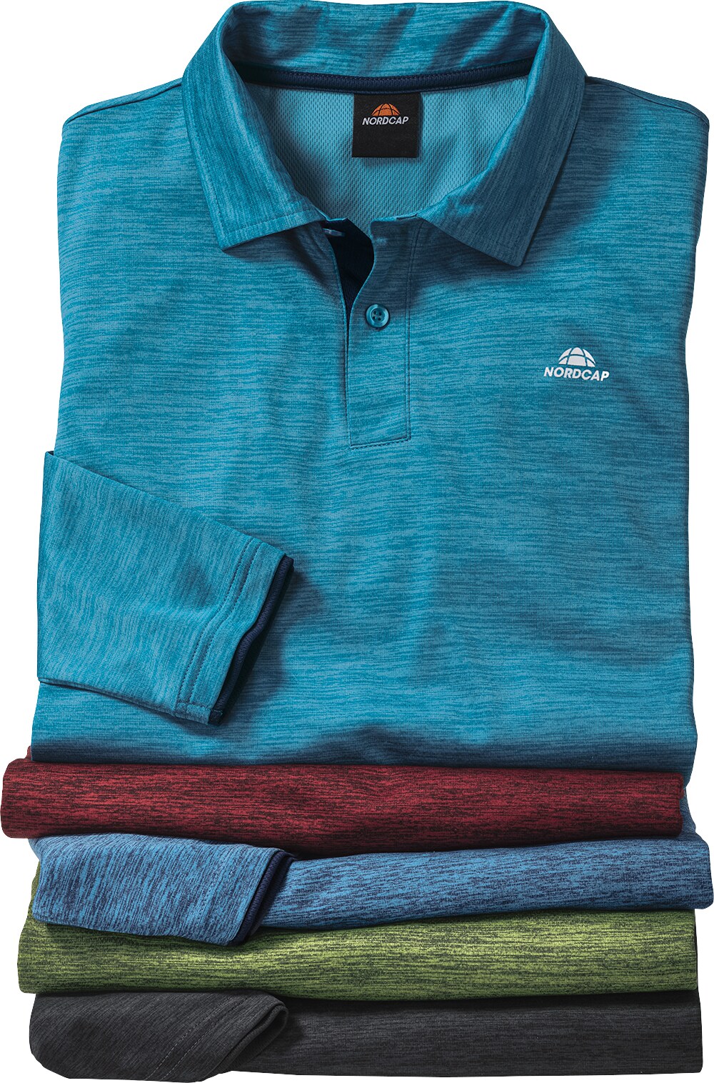 Nordcap 5er Pack Funktionspolos langarm | 09010497220530