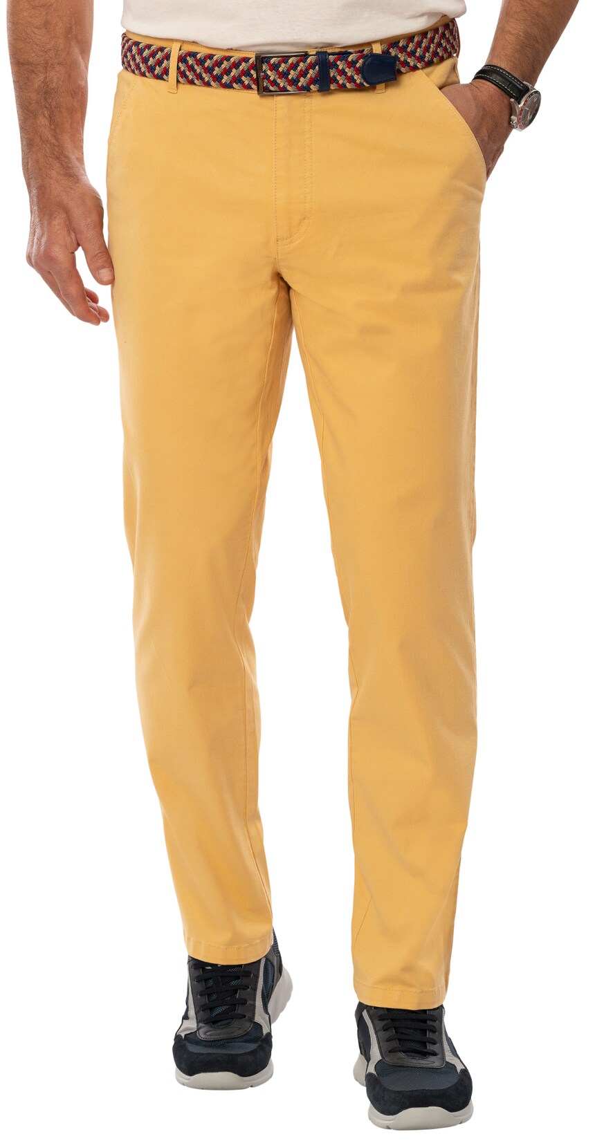 Suprax Herren Freizeithose mit Gürtel