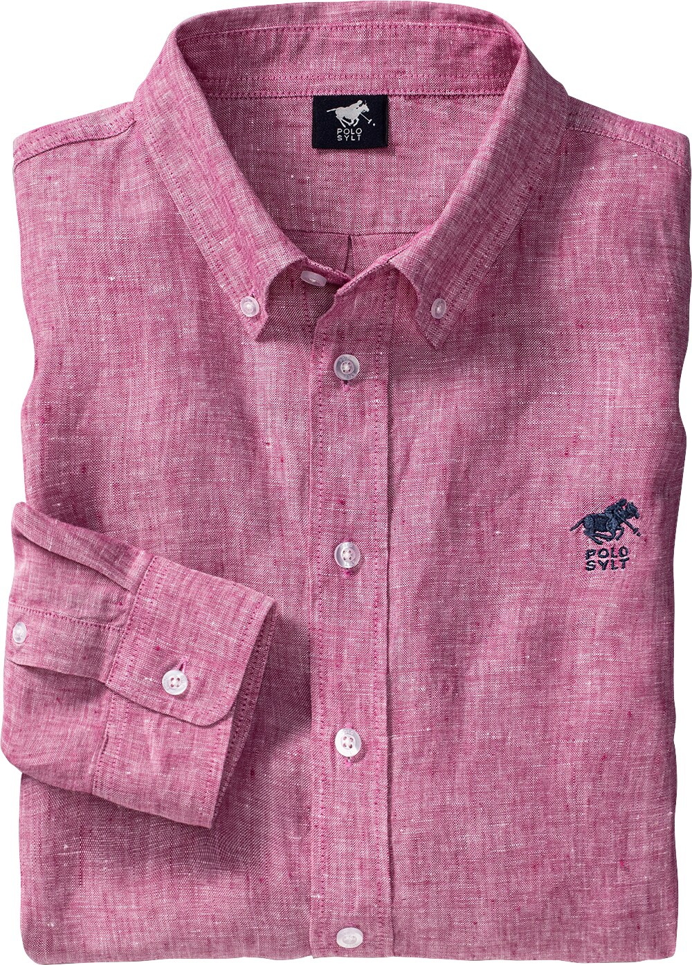Polo Sylt Herren Baumwoll-Leinen-Mix Hemd langarm - Bild 1
