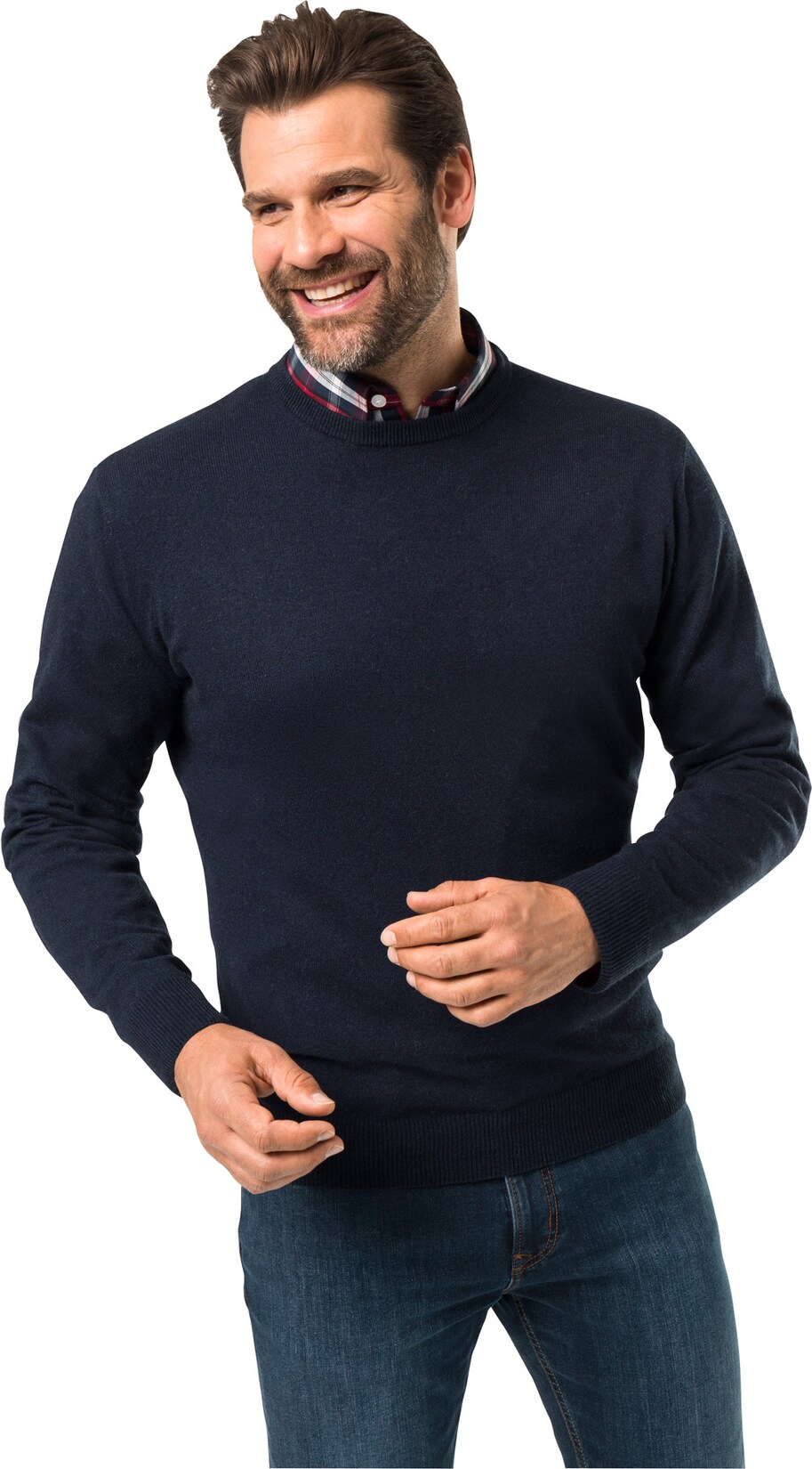 Royal Spencer Herrenpullover Kaschmir-Seide Rundhals