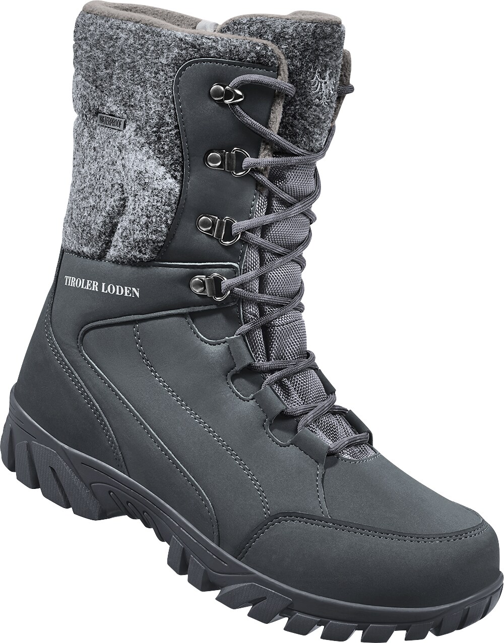 Tiroler Loden Thermostiefel mit Reißverschluss unisex