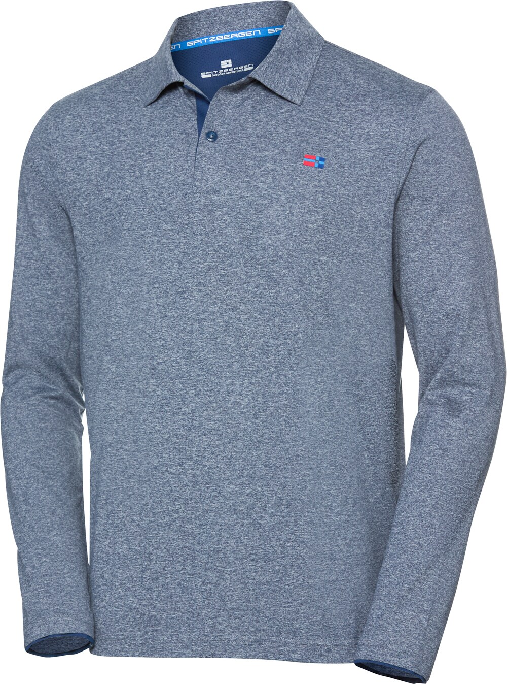 Spitzbergen Herren Funktionspoloshirt langarm - Bild 1