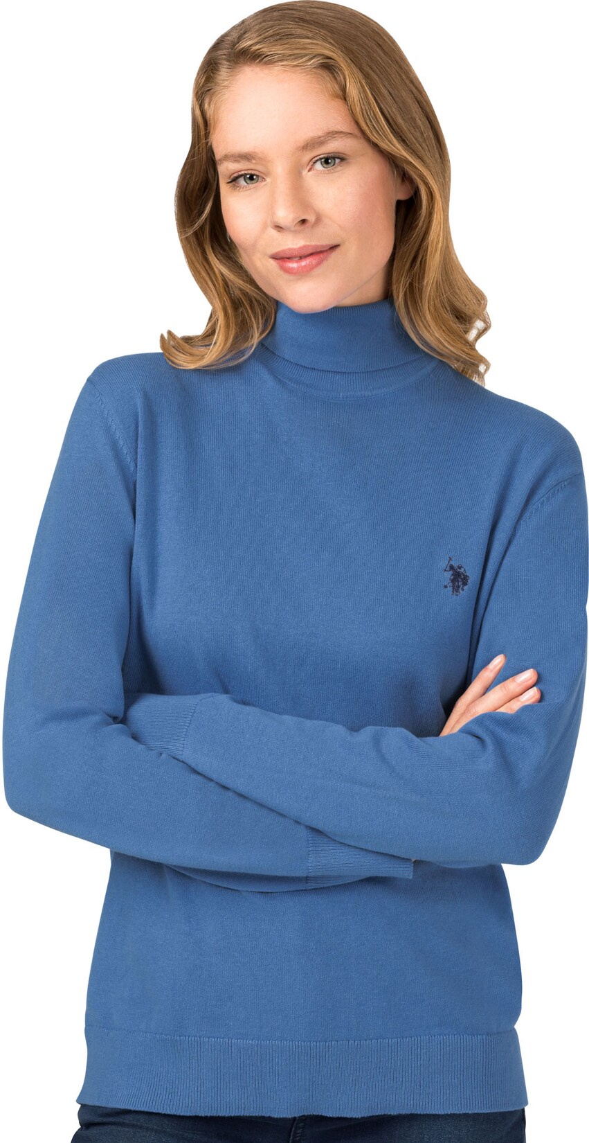 U.S. Polo Assn Damen Rollkragen-Pullover