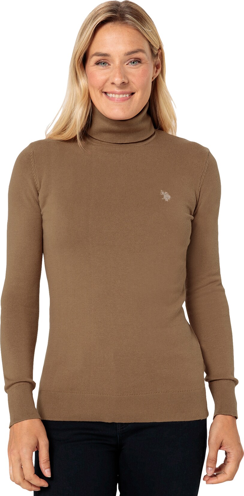 U.S. Polo Assn Damen Rollkragen-Pullover
