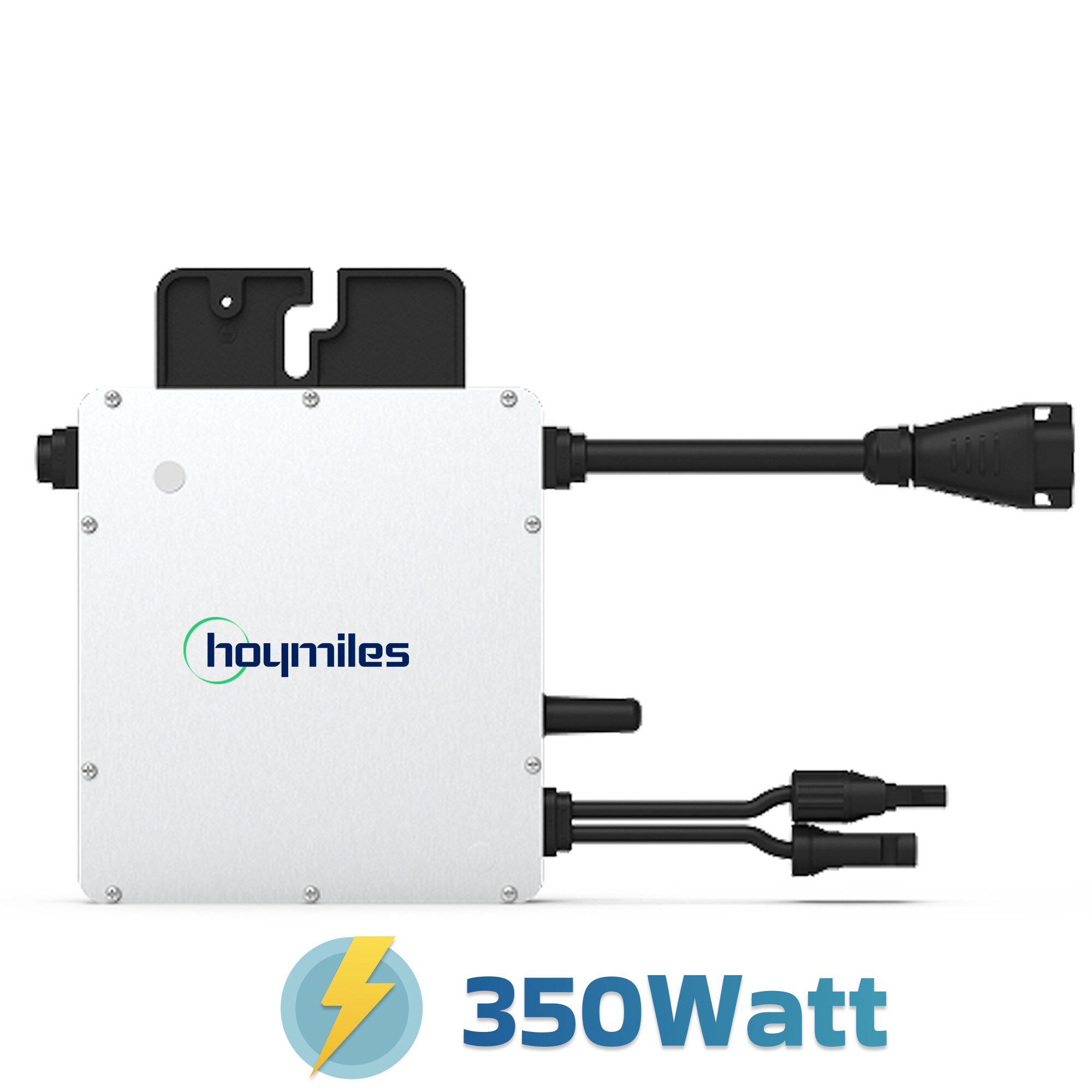 Hoymiles Mikro-Wechselrichter 350 W HM-350 f&uuml;r Balkonkraftwerk & PV-Anlagen, IP67 wetterfest, 1 MPPT, Micro Inverter Plug & Play Installation - Bild 1