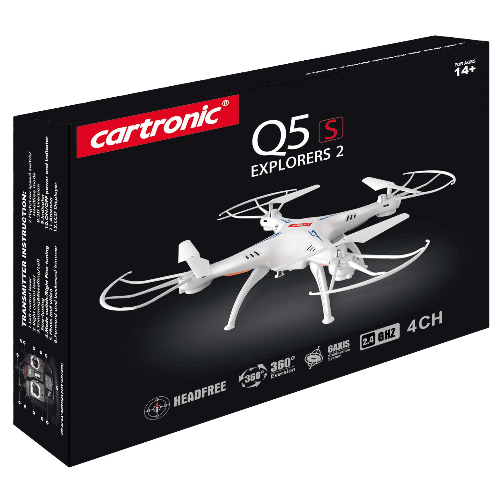 Cartronic RC Quadcopter 2.4 GHz Quadcopter Q5S Explorers 2 - Bild 1