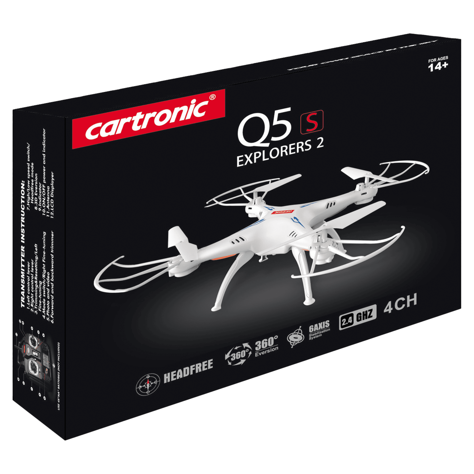 Cartronic RC Quadcopter 2.4 GHz Quadcopter Q5S Explorers 2 | 04039132419332