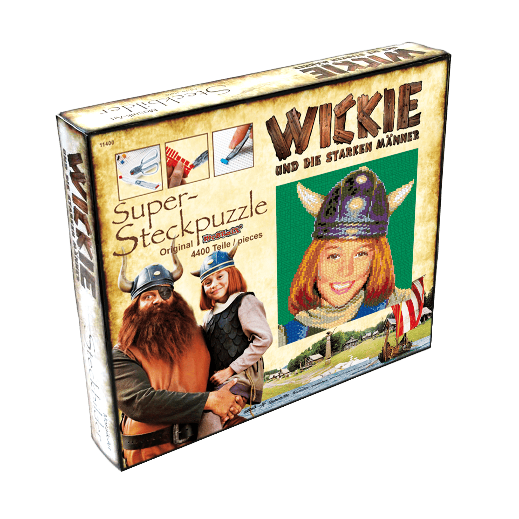 Cartronic Wickie und die starken M&auml;nner Steckpuzzle Wickie-Super-Steckbild "Wickie" - Bild 1
