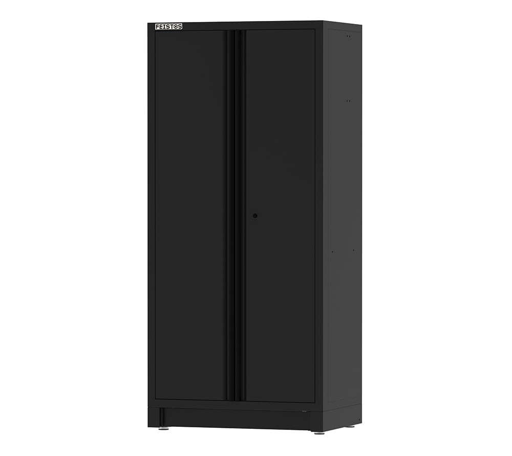 Feistos Hochschrank EOS Blackline Duo Schwarz | 61x92x200cm - Bild 1