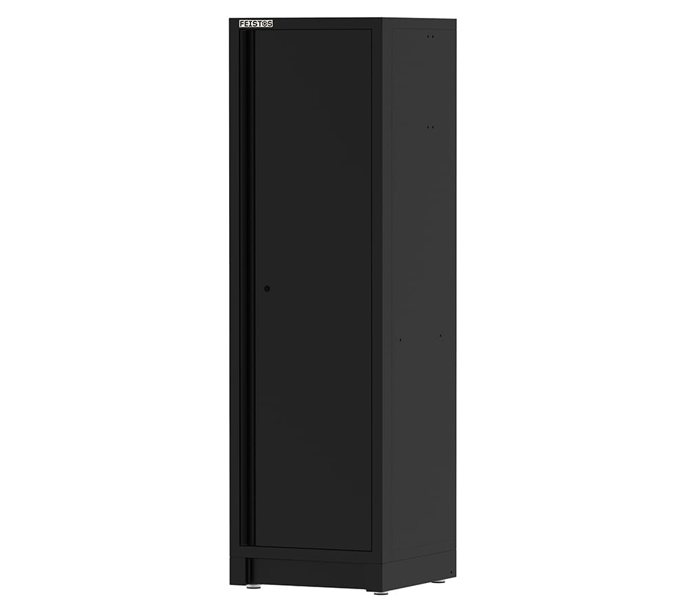 Feistos Hochschrank EOS Blackline Solo Schwarz | 61x60x200cm - Bild 1