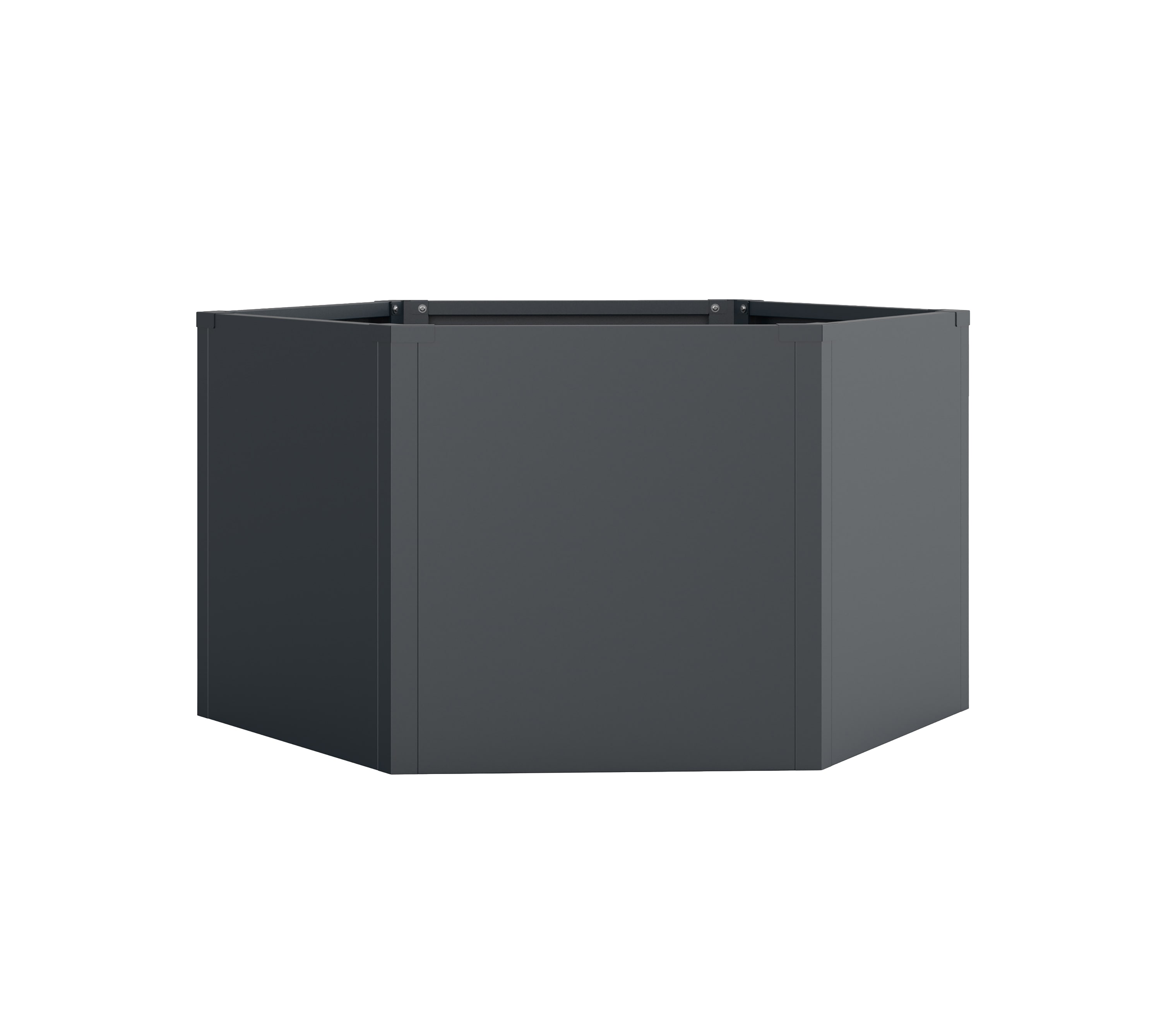 Westmann Metall Hochbeet 6-eckig | Varia 52 Anthrazit|100x100x52cm - Bild 1