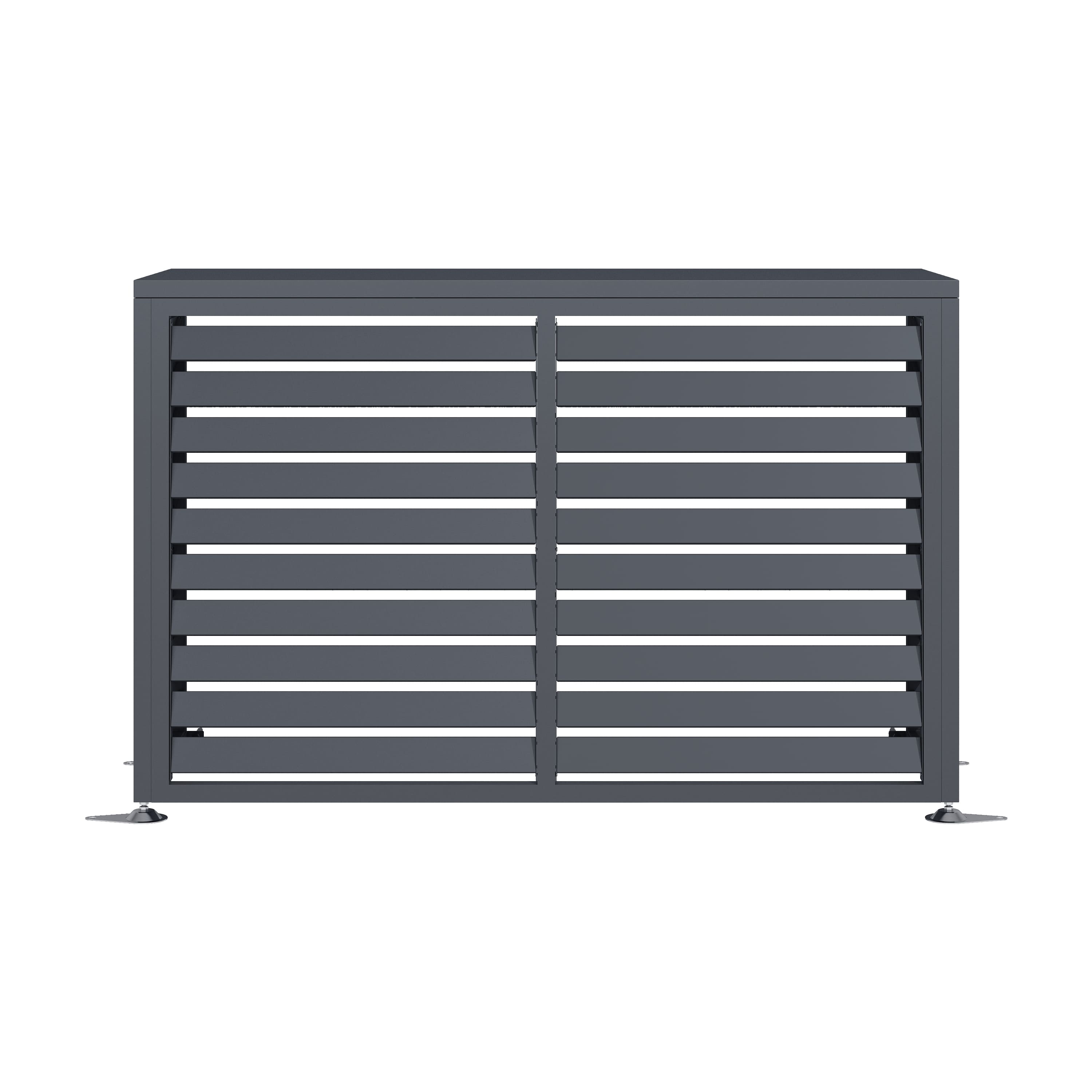 Westmann Verkleidung W&auml;rmepumpe Boxa M | Anthrazit Anthrazit | 56x140x97cm - Bild 1