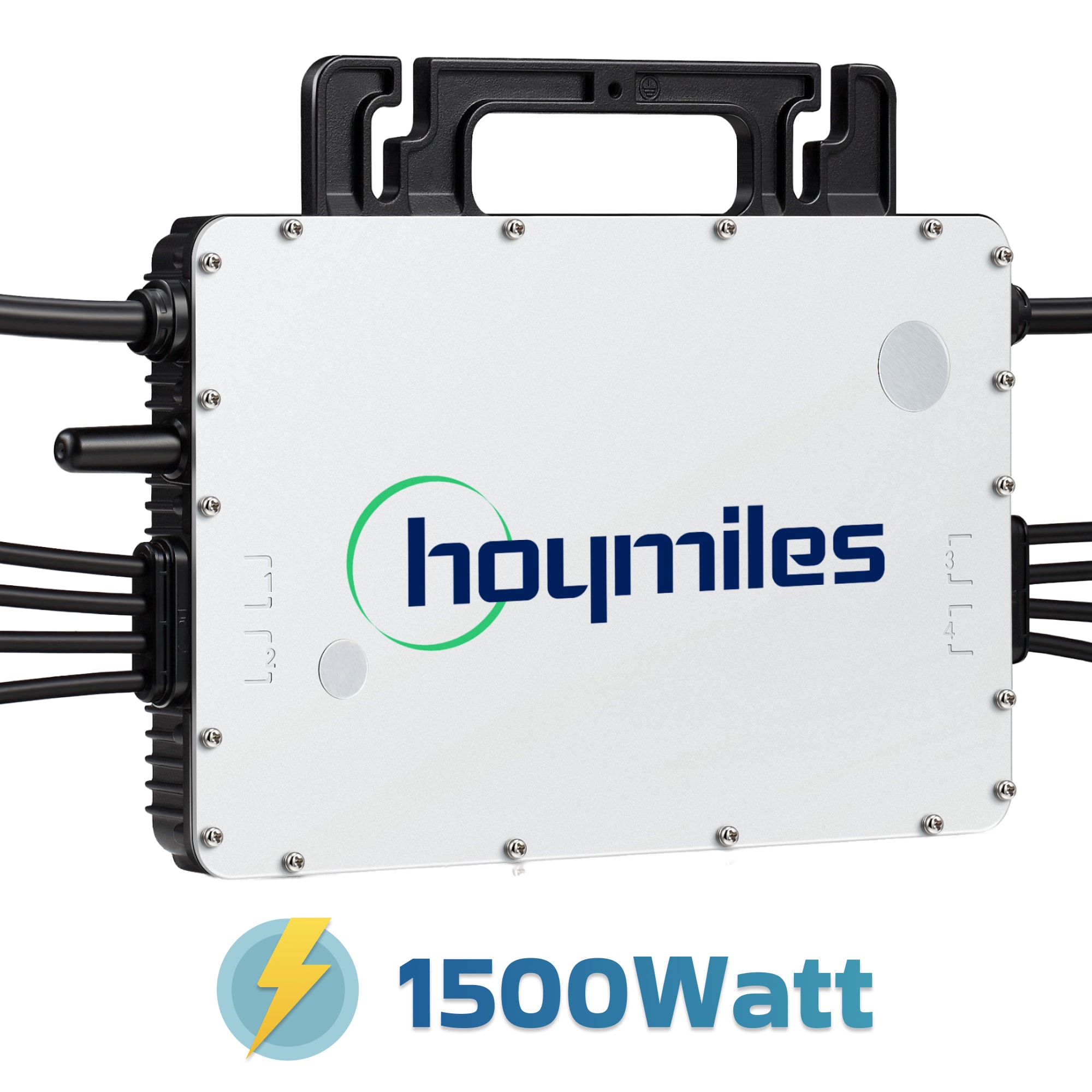 Hoymiles Mikro-Wechselrichter 1500 W HM-1500 f&uuml;r Balkonkraftwerk & PV-Anlagen, IP67 wetterfest, 2 MPPT, Micro Inverter Plug & Play Installation - Bild 1