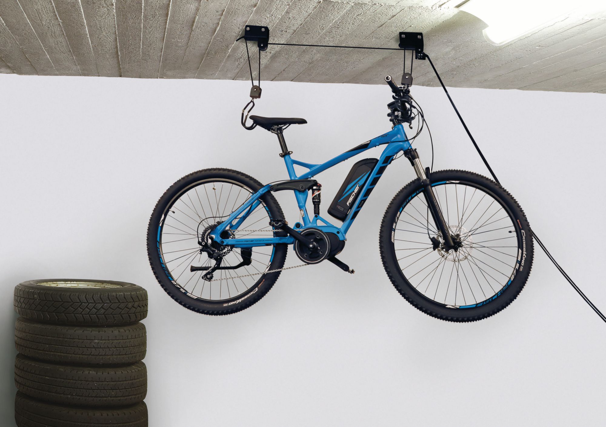 FISCHER Fahrradlift Profi Plus Tragkraft 57kg - Bild 1