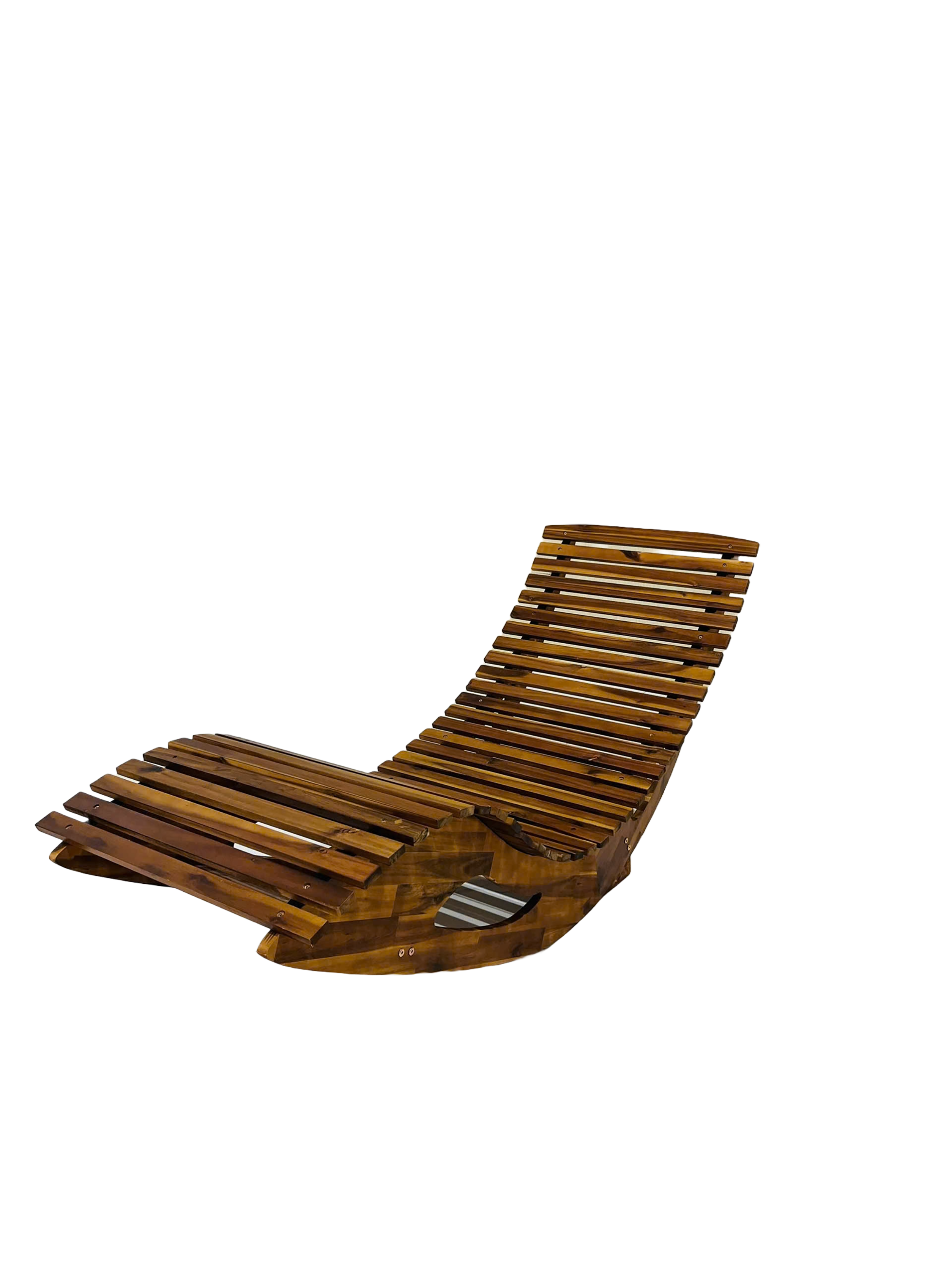 Ergonomische Schwungliege aus Akazienholz - FSC&reg; zertifiziert - Bild 1