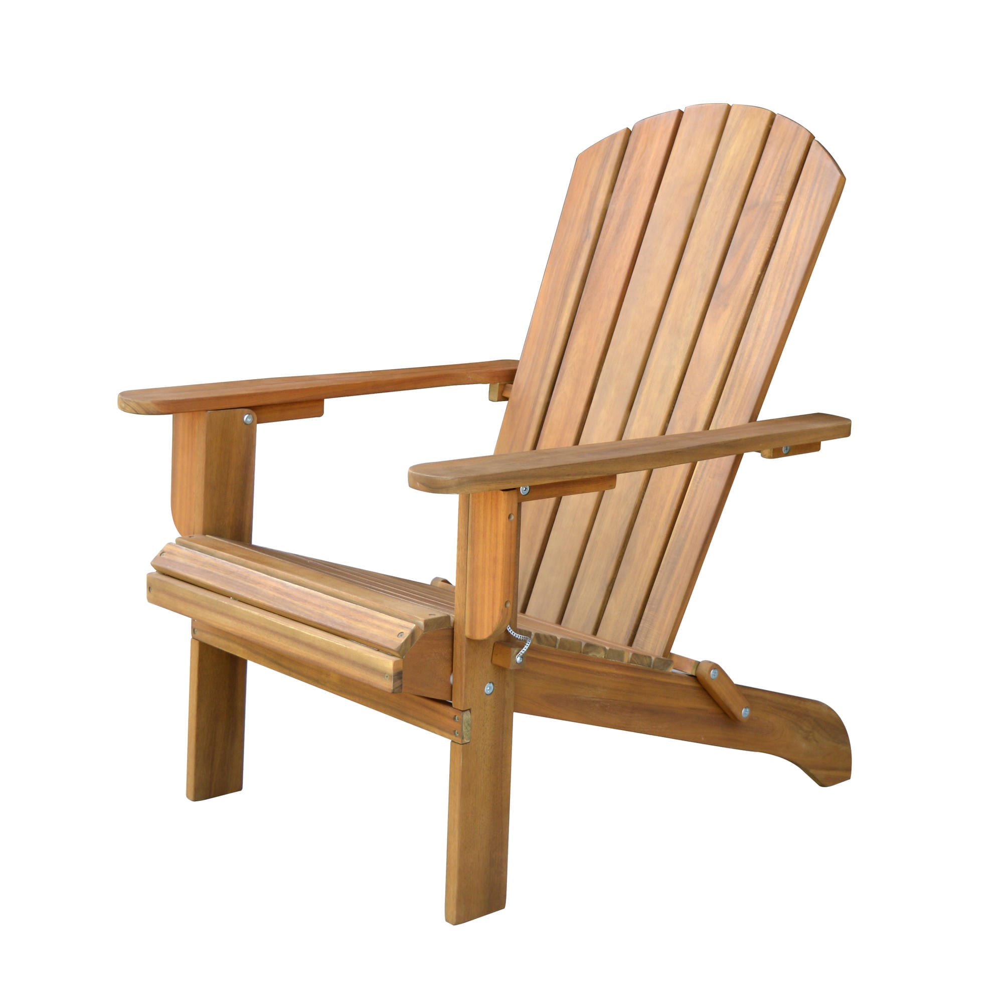 Klappbarer Liegestuhl Adirondack aus Akazie, ca. 84 x 69 x 93 cm - Braun - Bild 1