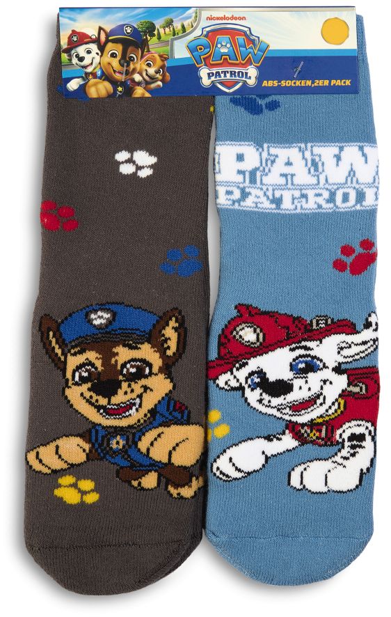 Kinder ABS-Socken, 2er Pack - Paw boys ABS socks 23/26 - Bild 1