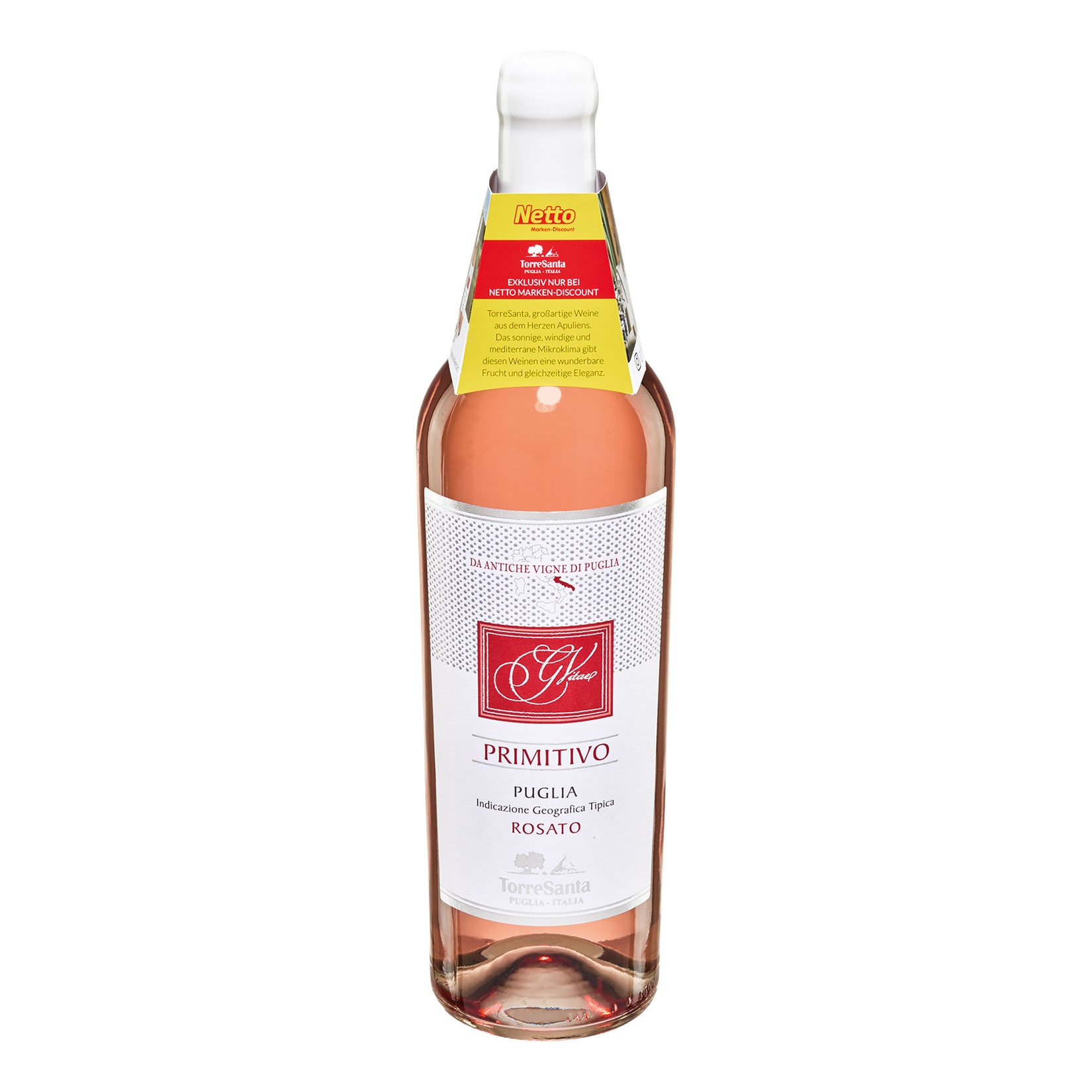 Torre Santa Primitivo Rosato Puglia IGT 11,5% vol 0,75 Liter - Bild 1