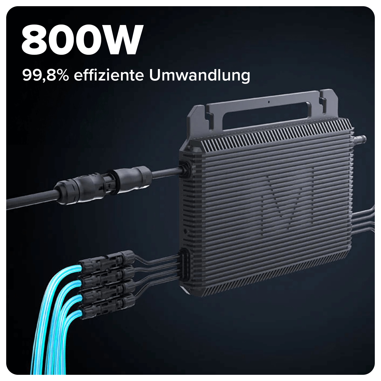 Balkonkraftwerk 900W Mit Speicher 2025 – Marstek B2500-D 2240W, 800W Mikro-Wechselrichter, 2x 450W Bifaziale Module – Inkl. Smart Meter