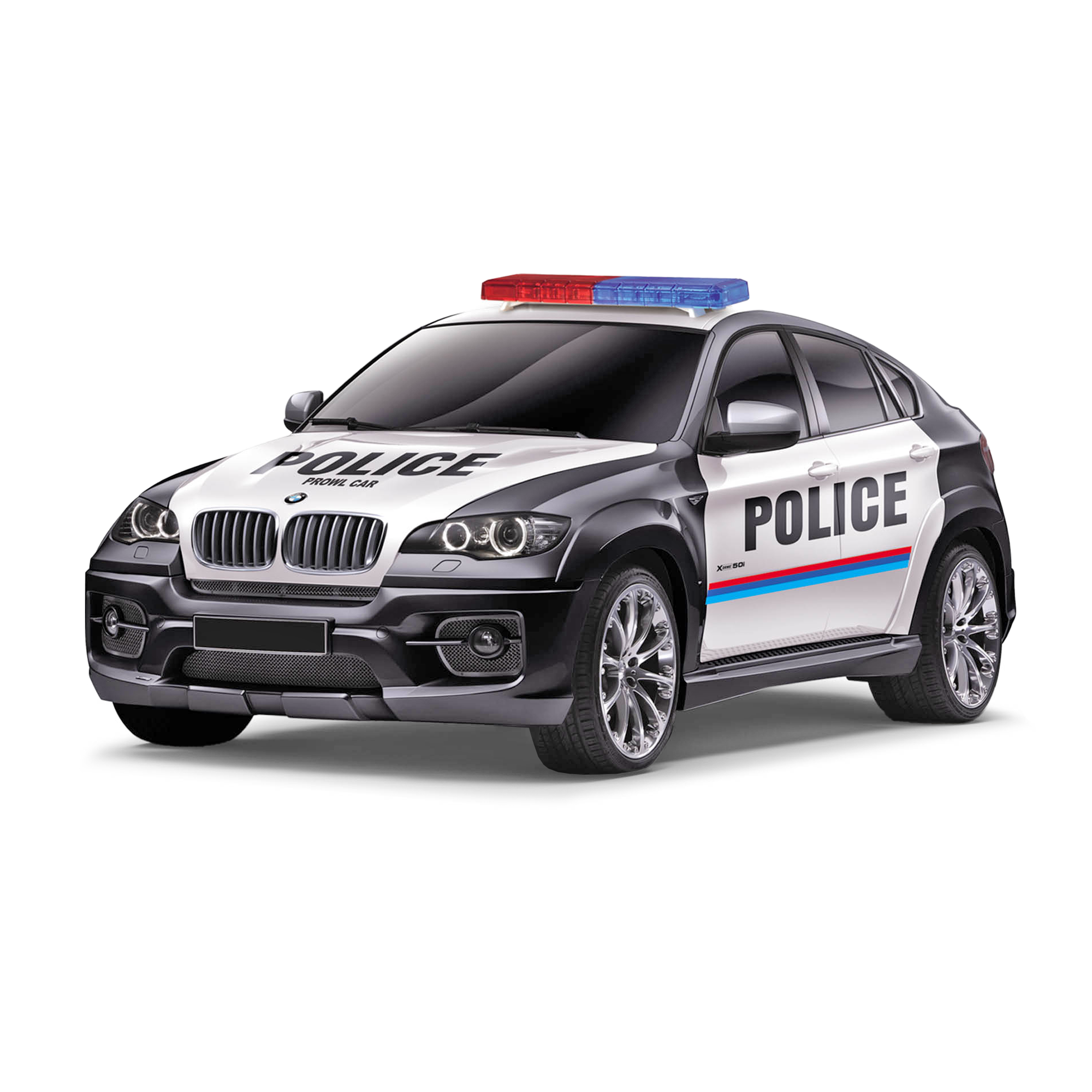 Cartronic RC Cars 2.4 GHz BMW X6 Police Car M1:24 - Bild 1