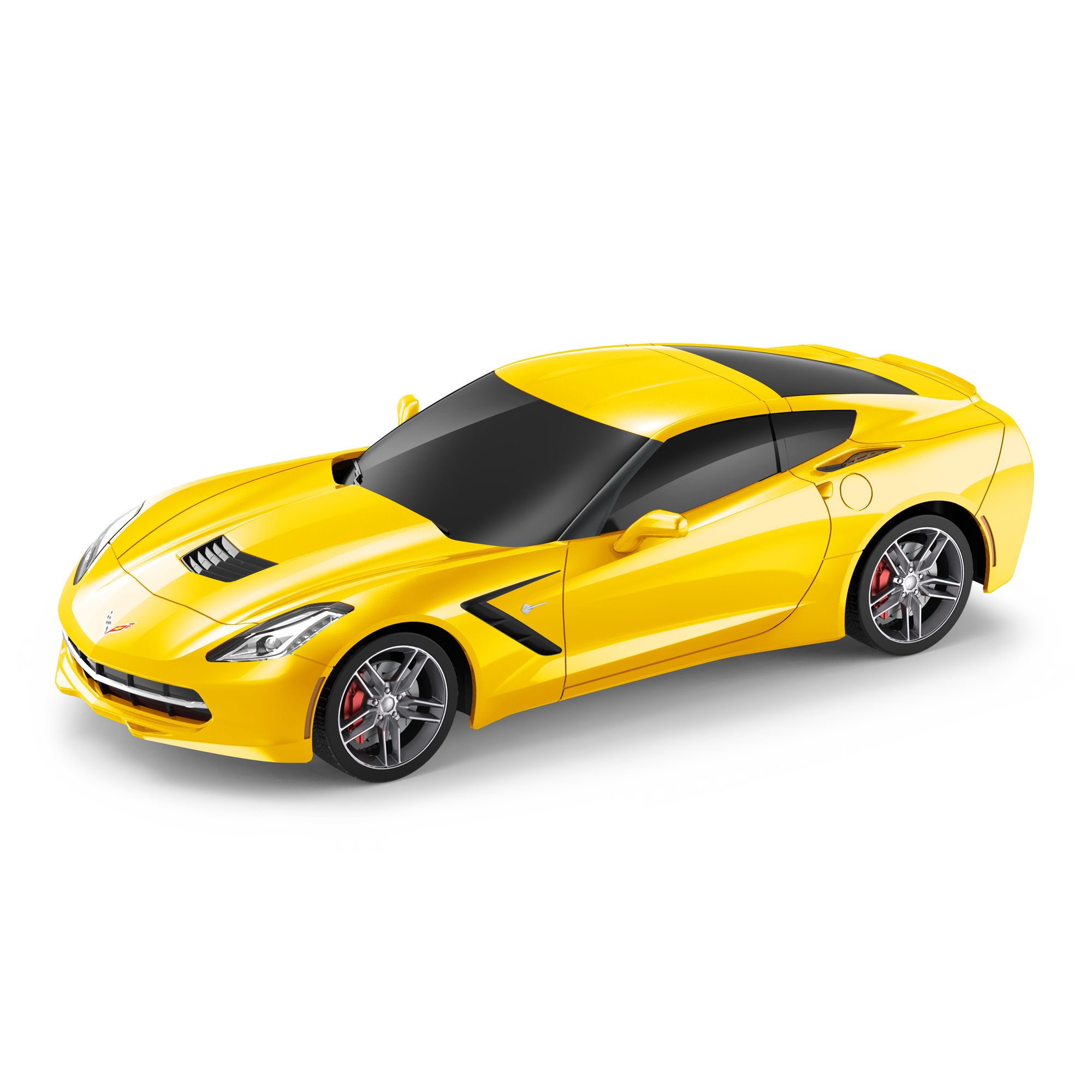 Cartronic RC Cars 2.4 GHz Corvette Stingray Z51 M1:24 Farbe Gelb - Bild 1