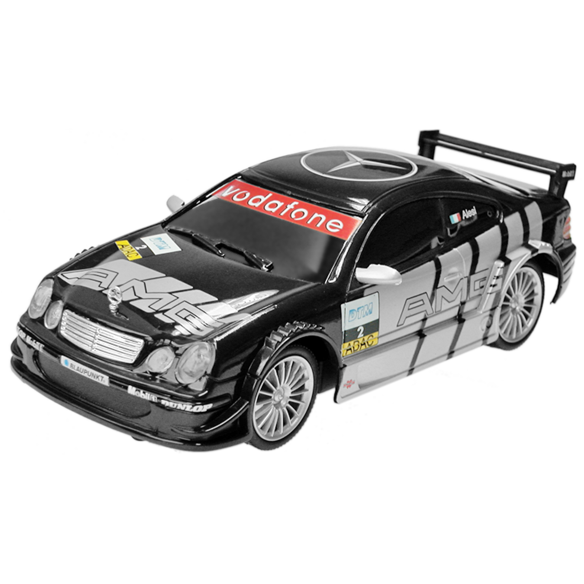 Cartronic Fahrzeuge Rennbahn M1:24 124 Mercedes-Benz CLK Farbe Schwarz - Bild 1