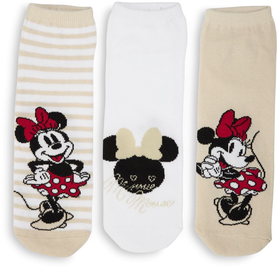 Minnie white / grey Sneaker socks 39/42 - Bild 1