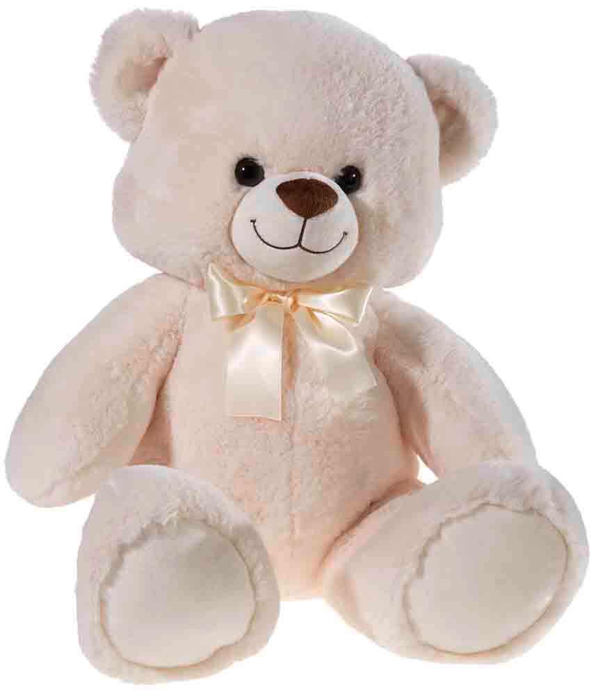 HEUNEC B&auml;r sitzend mit Schleife creme - Bild 1