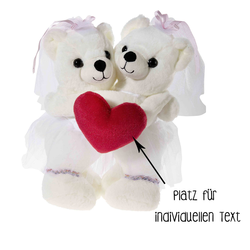 HEUNEC HochzeitsB&auml;renpaar B&auml;rin und B&auml;rin - Bild 1