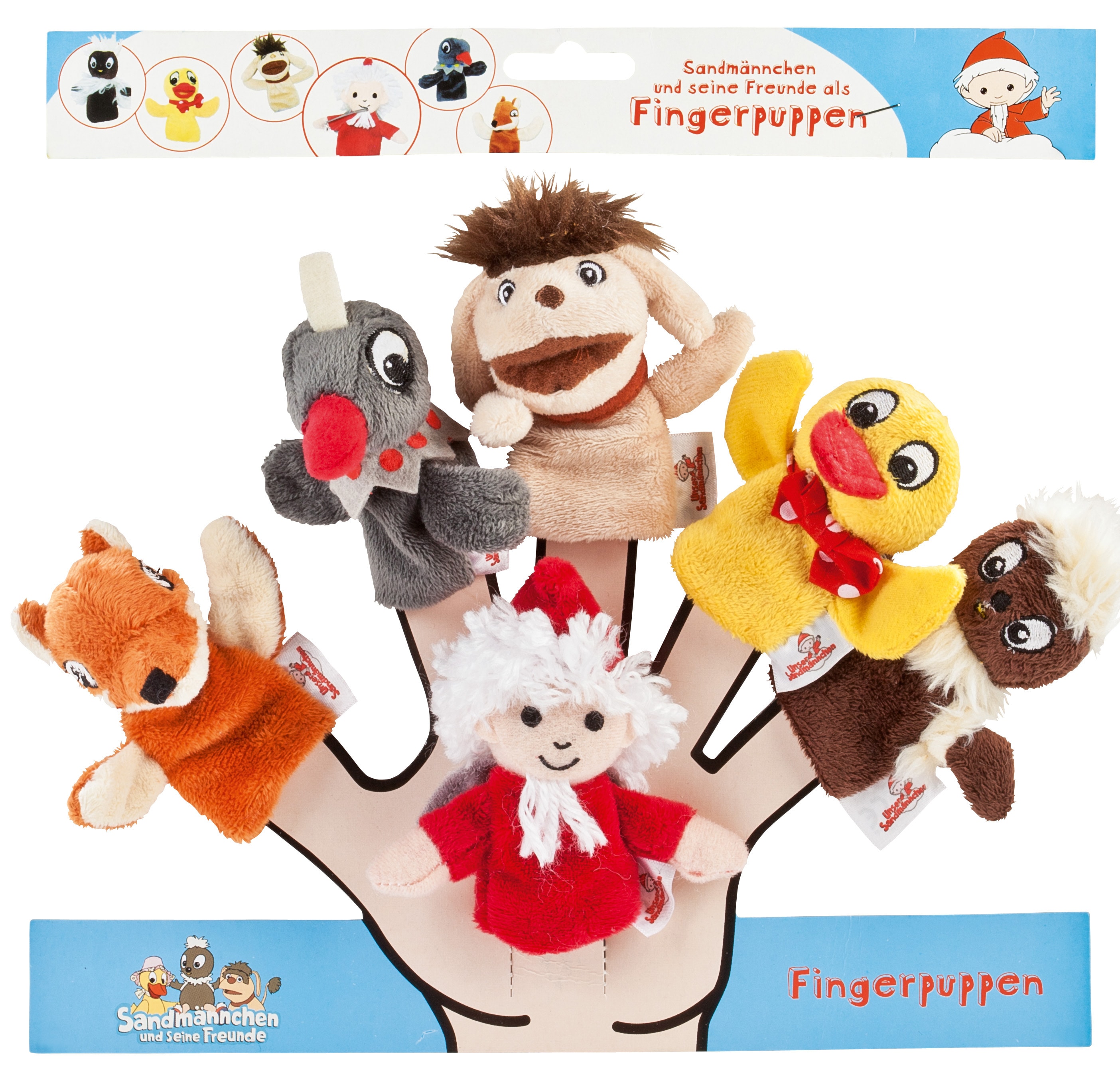 SANDMANN Fingerpuppen 6-er Set - Bild 1